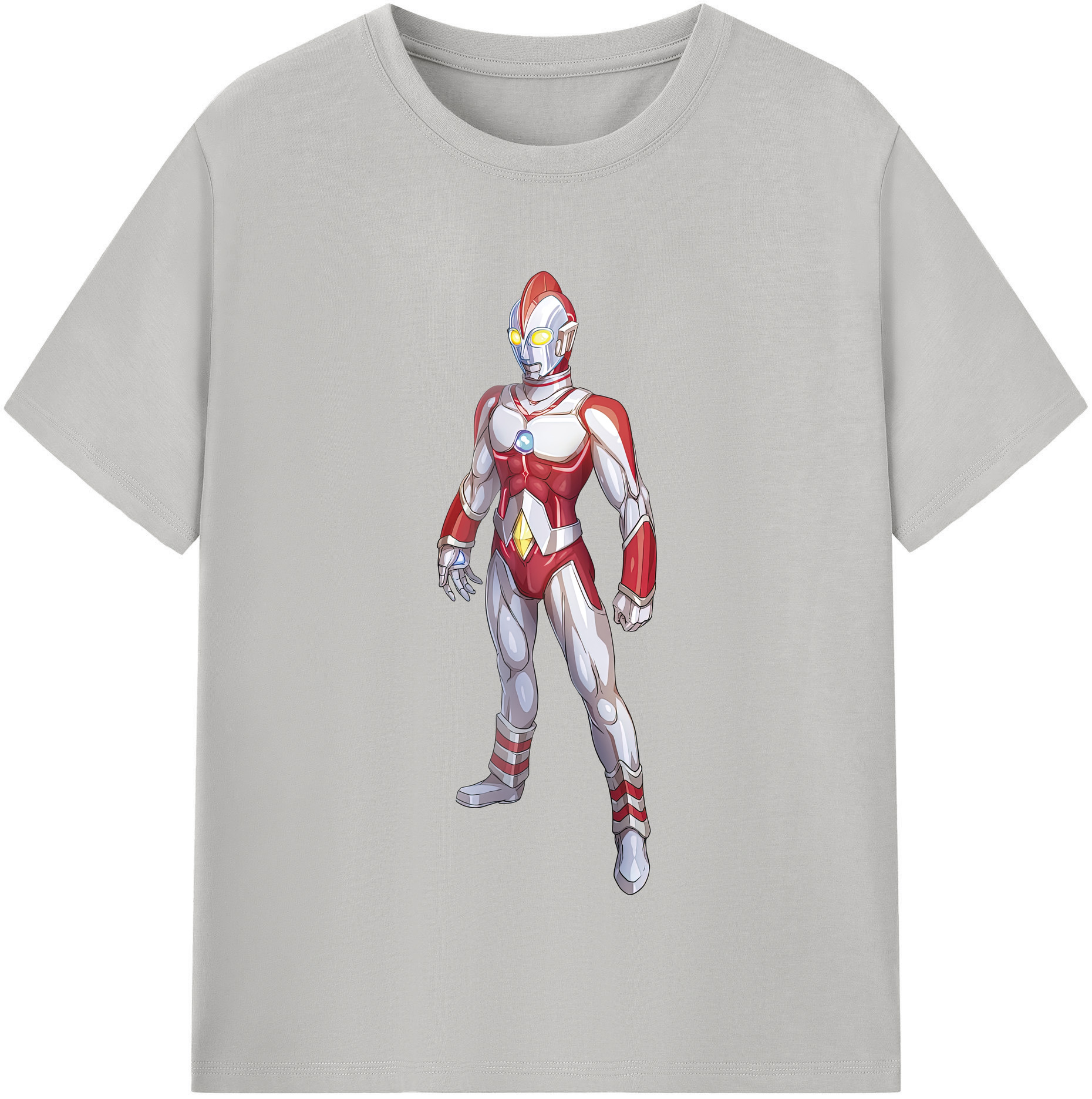 （画像用） ウルトラマン Ultraman レディースカジュアルプリントTシャツ（綿100％）