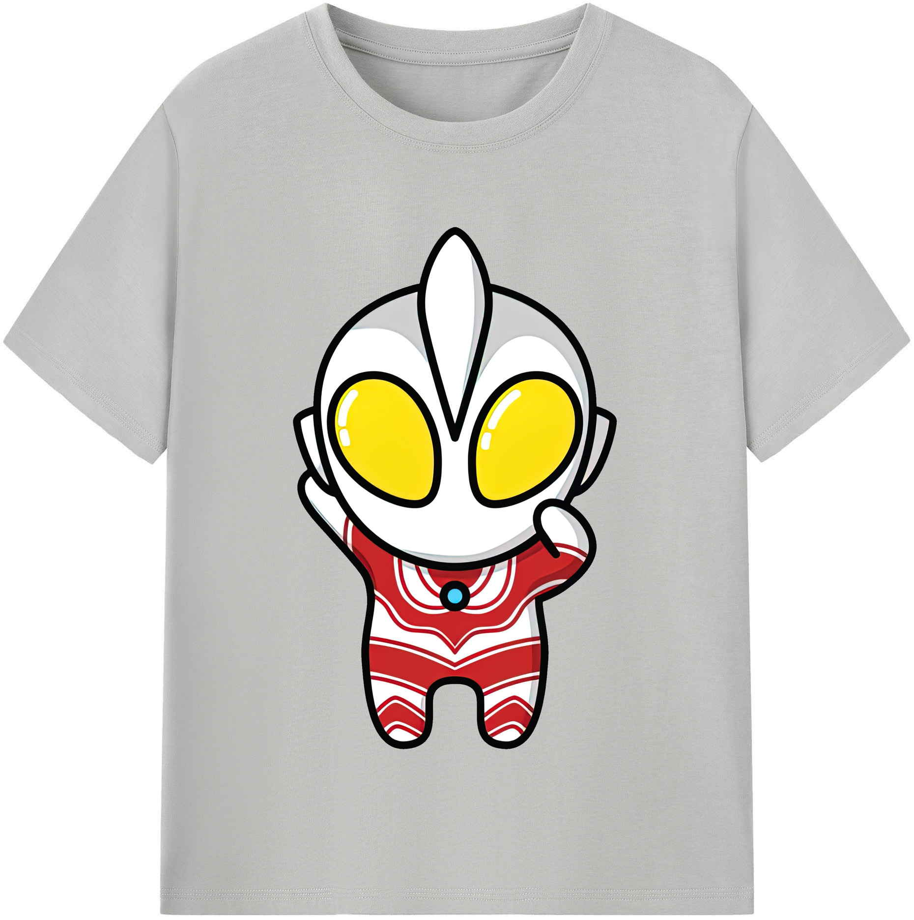 （画像用） ウルトラマン Ultraman レディースカジュアルプリントTシャツ（綿100％）
