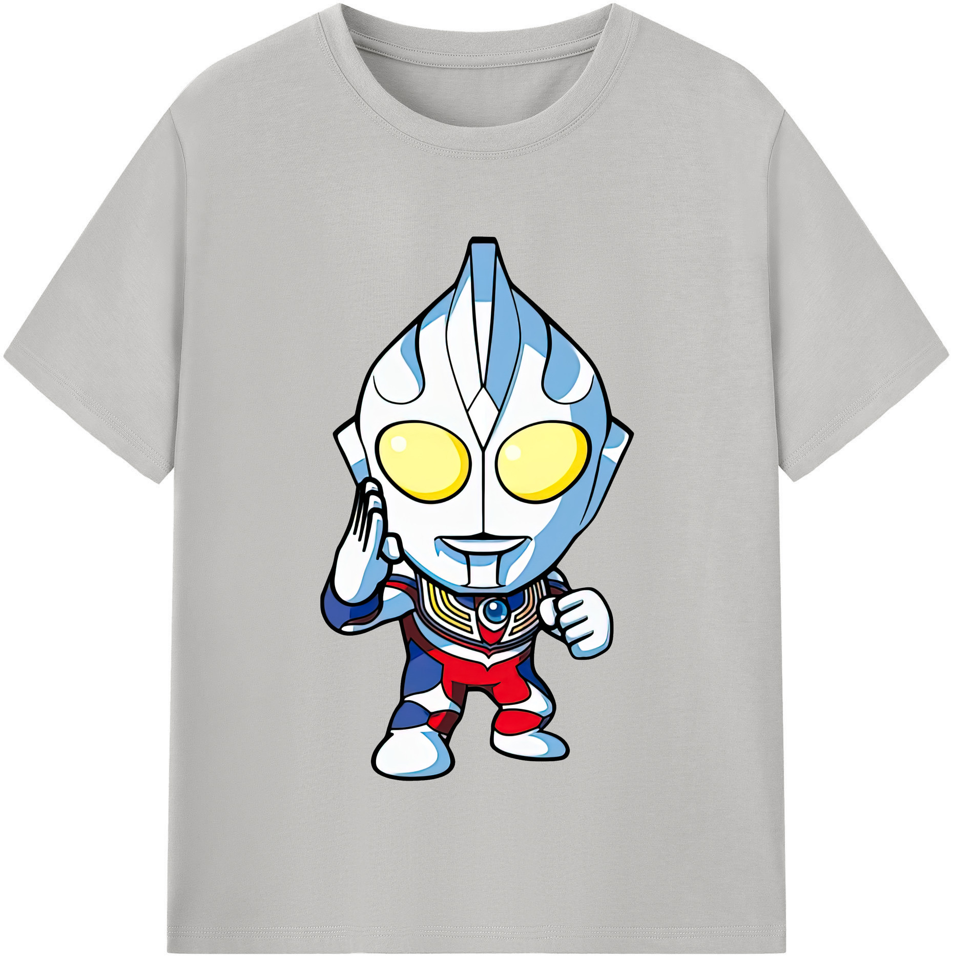 （画像用） ウルトラマン Ultraman レディースカジュアルプリントTシャツ（綿100％）