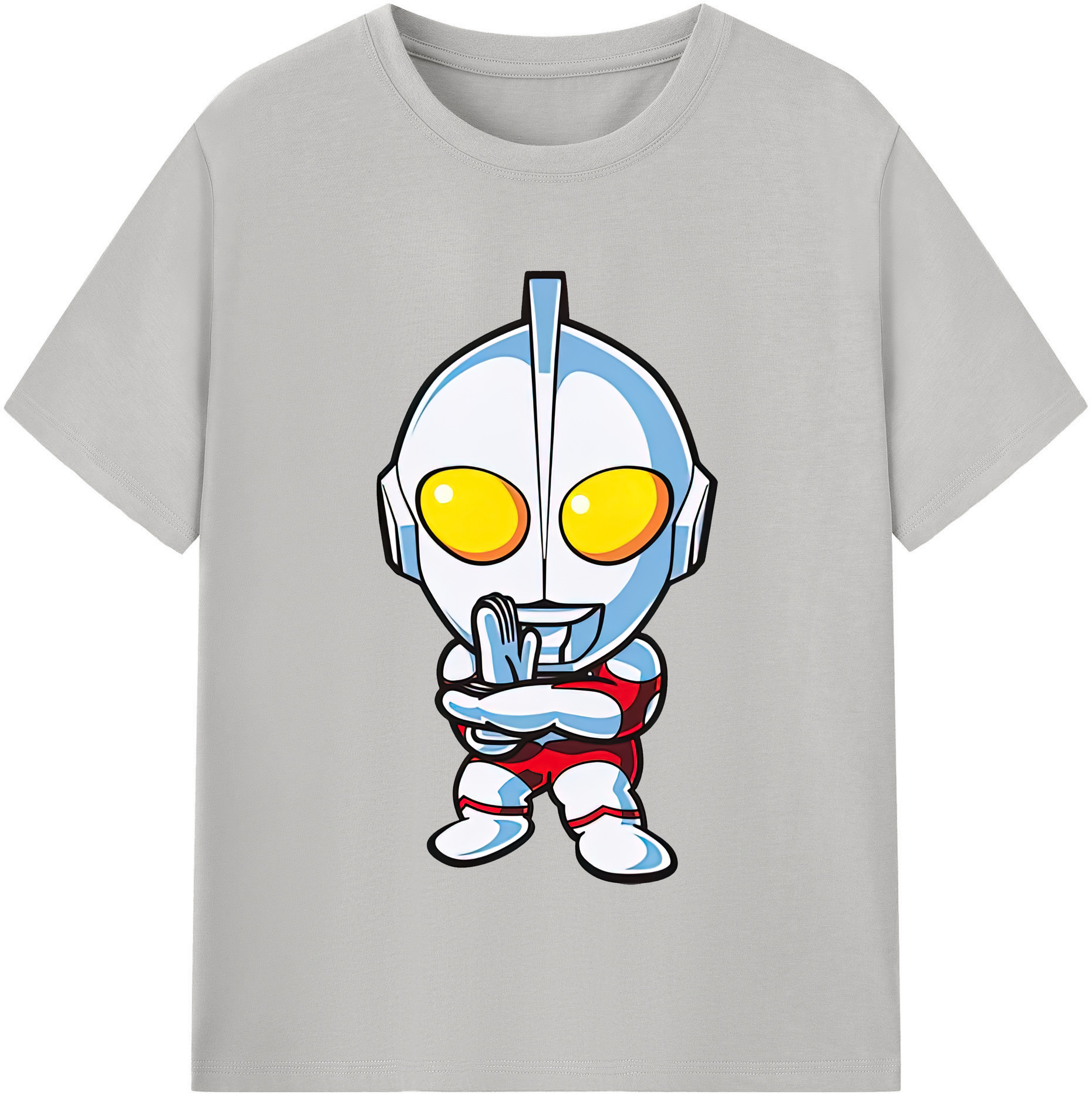 （画像用） ウルトラマン Ultraman レディースカジュアルプリントTシャツ（綿100％）