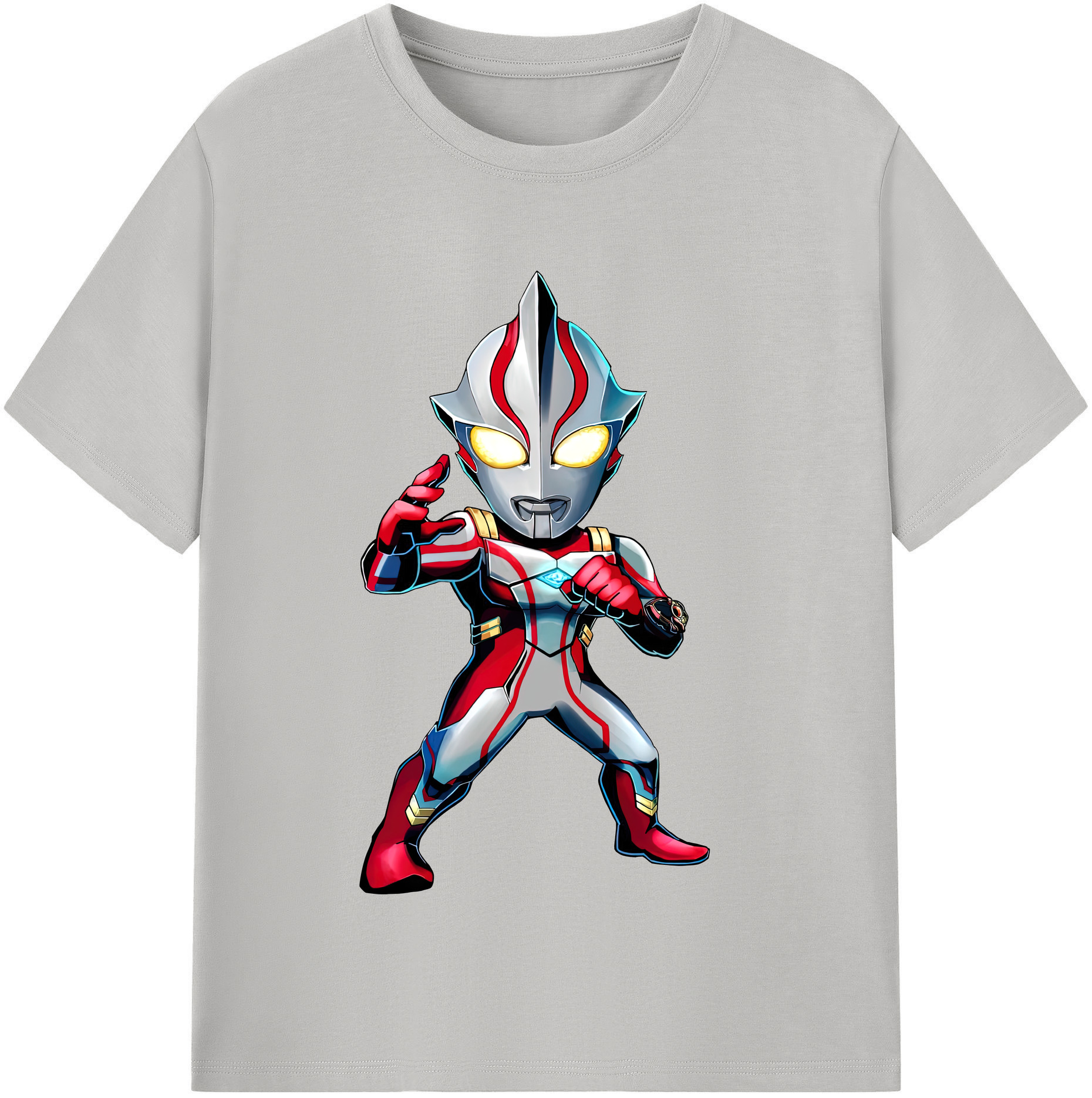（画像用） ウルトラマン Ultraman レディースカジュアルプリントTシャツ（綿100％）