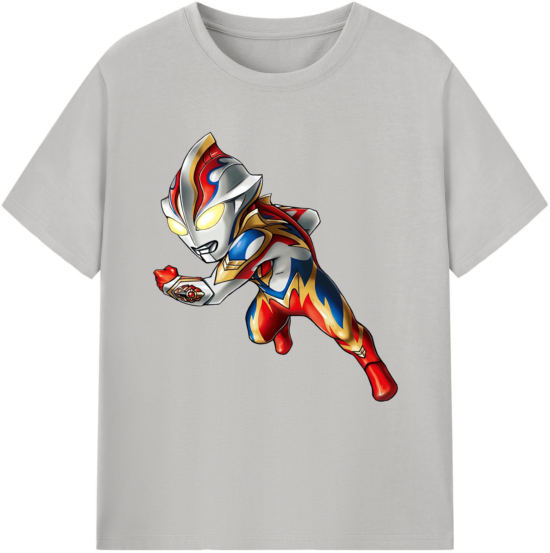 （画像用） ウルトラマン Ultraman レディースカジュアルプリントTシャツ（綿100％）