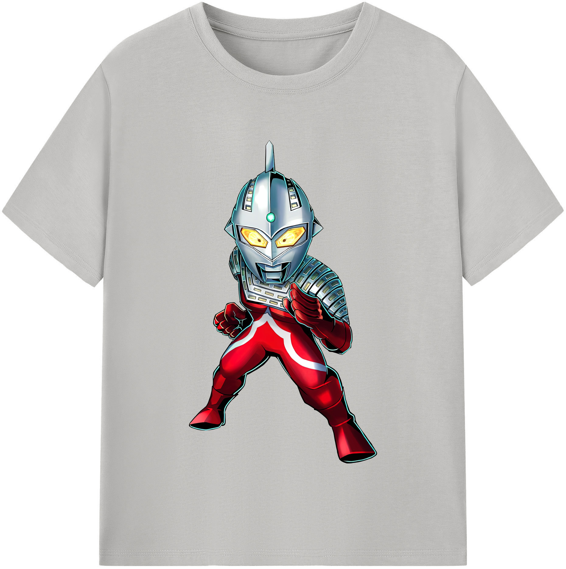 （画像用） ウルトラマン Ultraman レディースカジュアルプリントTシャツ（綿100％）