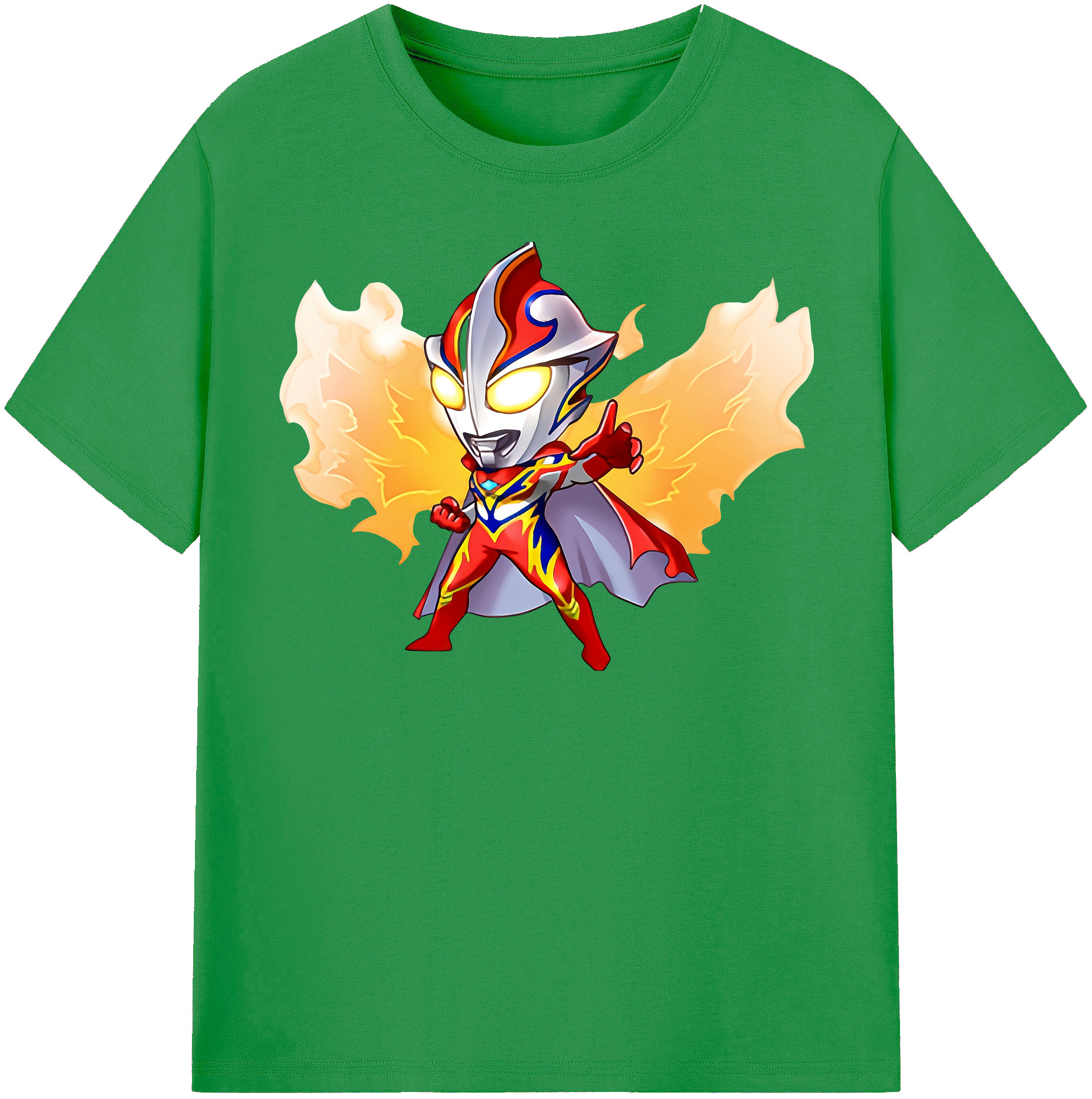 （画像用） ウルトラマン Ultraman レディースカジュアルプリントTシャツ（綿100％）