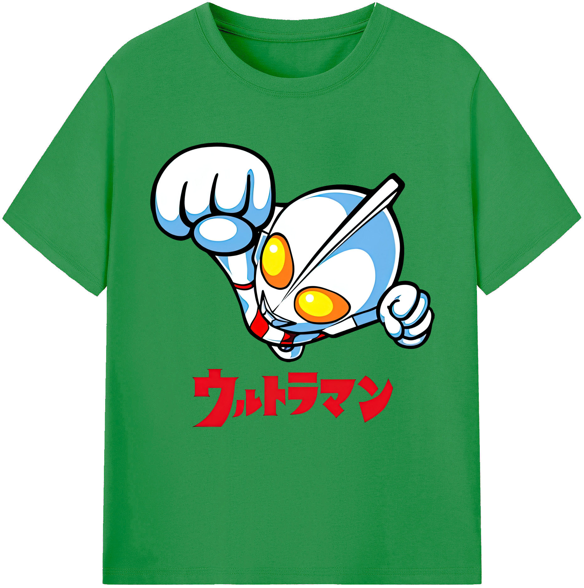 （画像用） ウルトラマン Ultraman レディースカジュアルプリントTシャツ（綿100％）