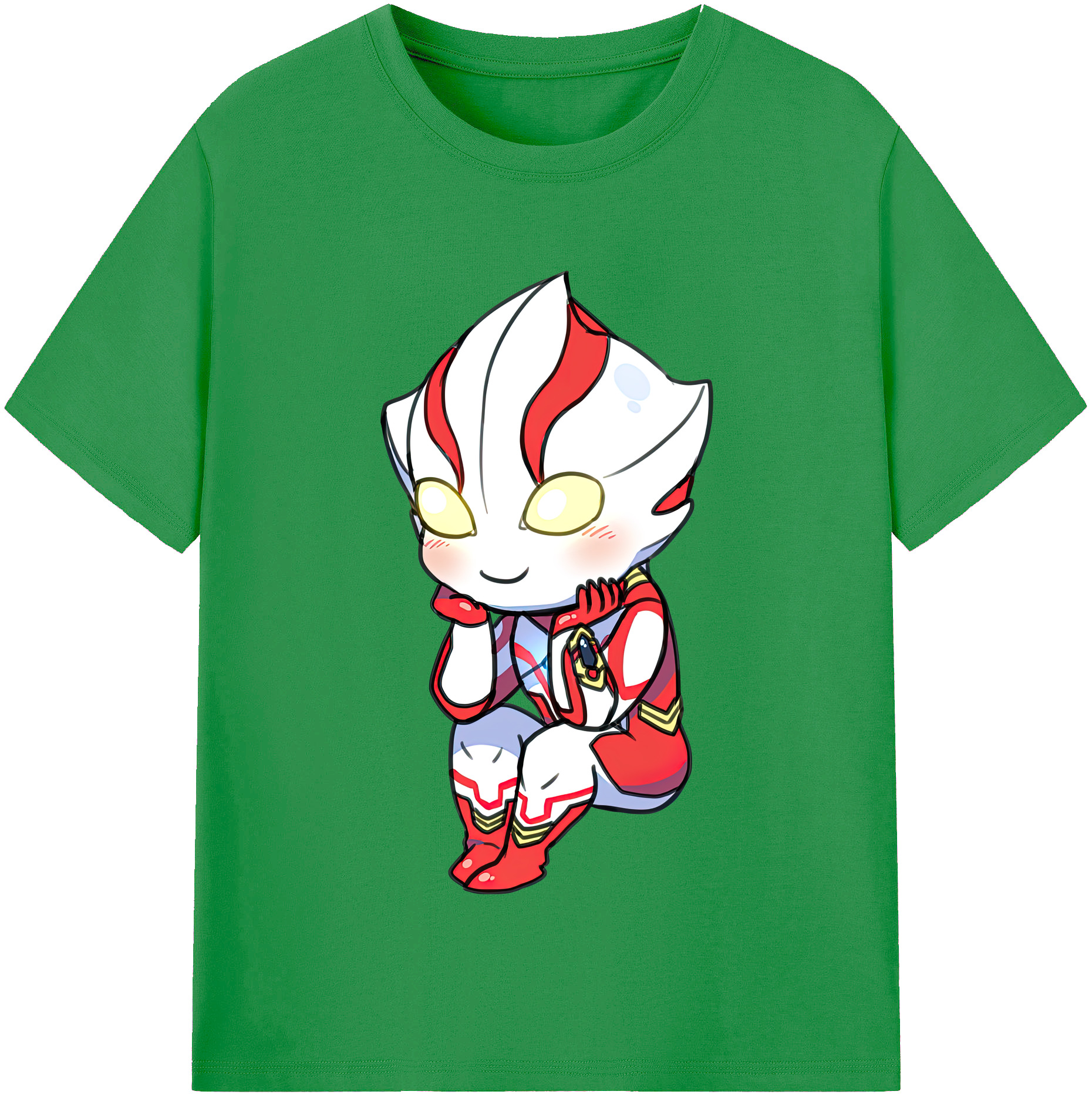 （画像用） ウルトラマン Ultraman レディースカジュアルプリントTシャツ（綿100％）