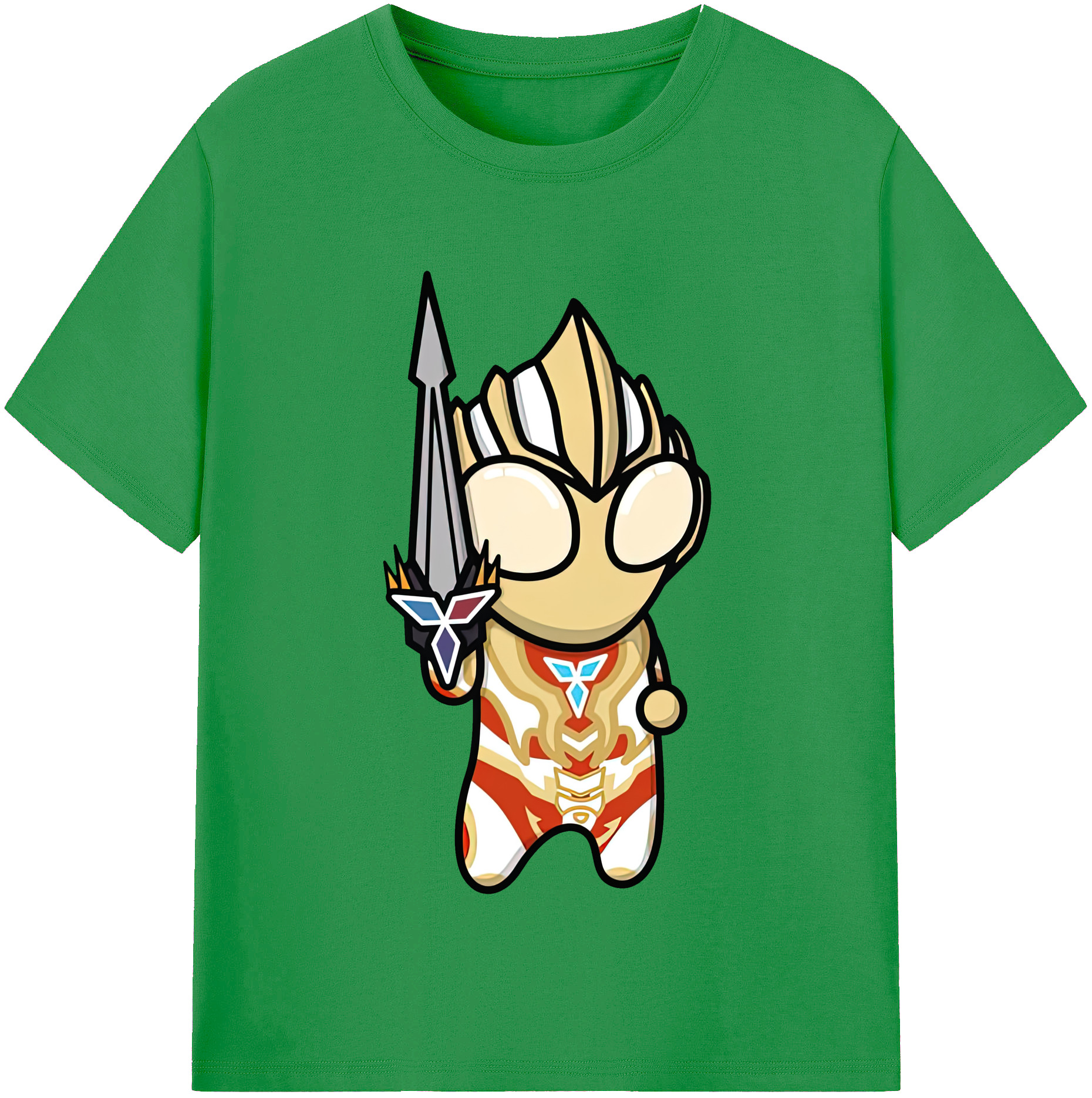 （画像用） ウルトラマン Ultraman レディースカジュアルプリントTシャツ（綿100％）