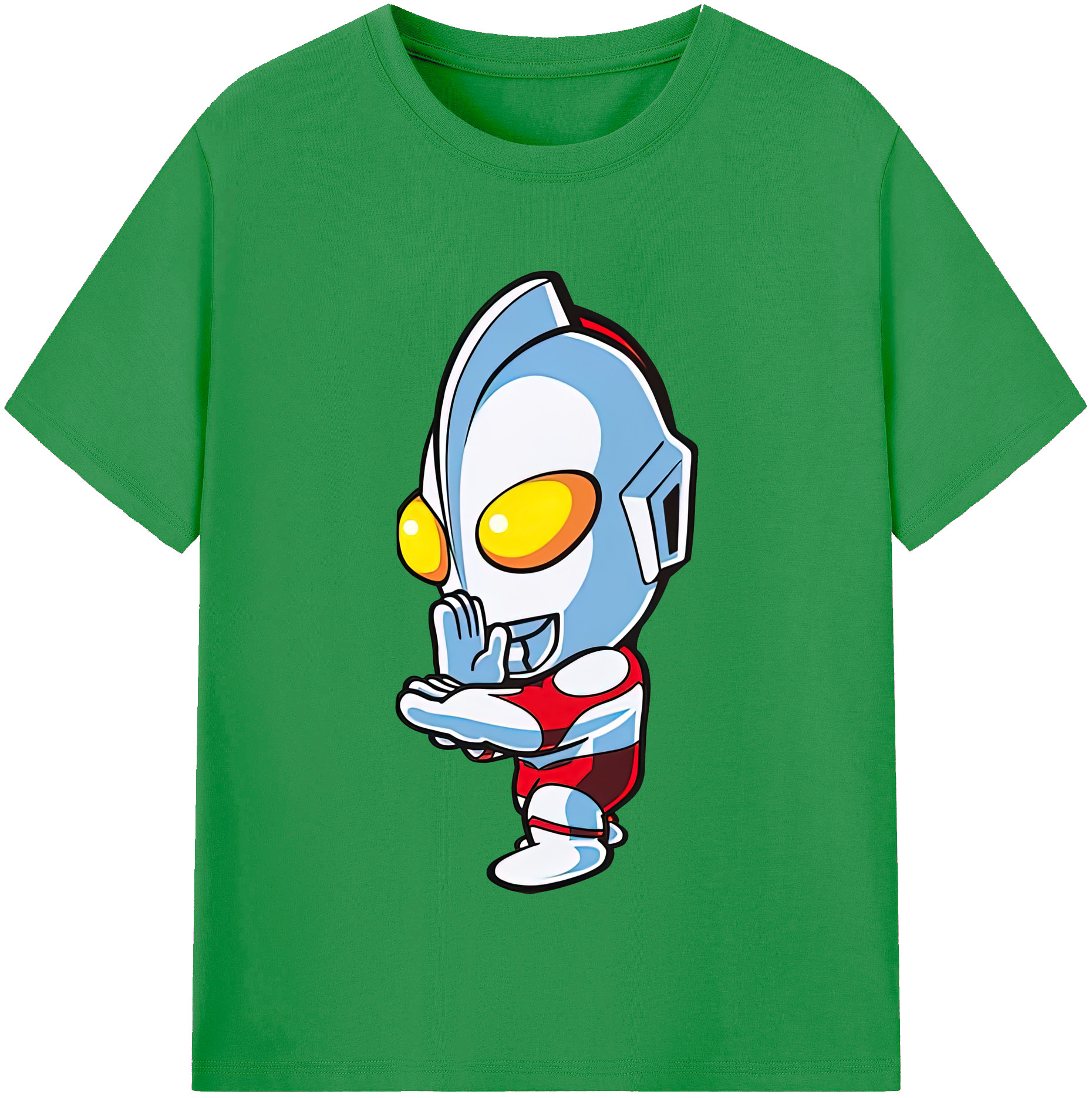 （画像用） ウルトラマン Ultraman レディースカジュアルプリントTシャツ（綿100％）