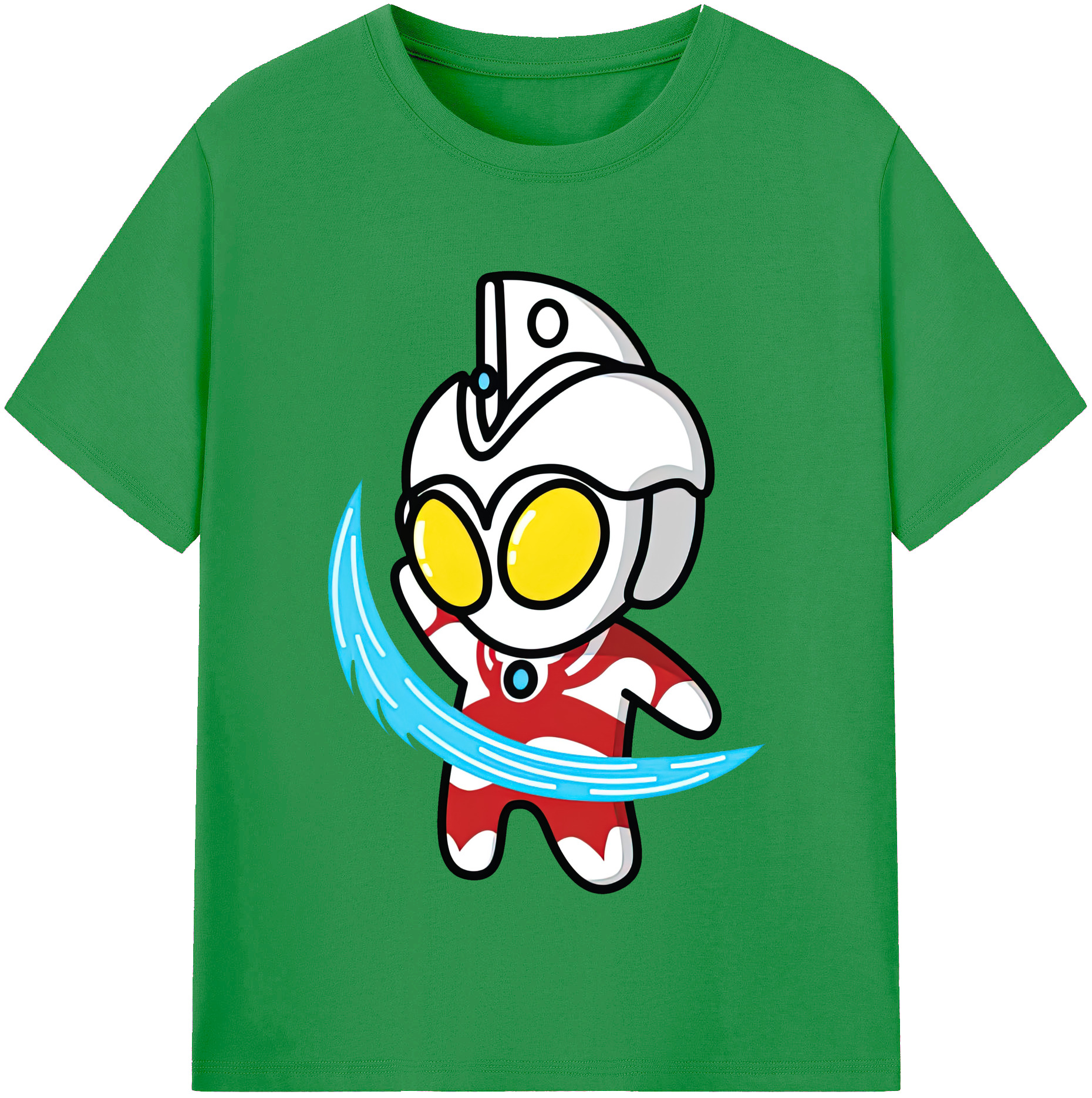 （画像用） ウルトラマン Ultraman レディースカジュアルプリントTシャツ（綿100％）