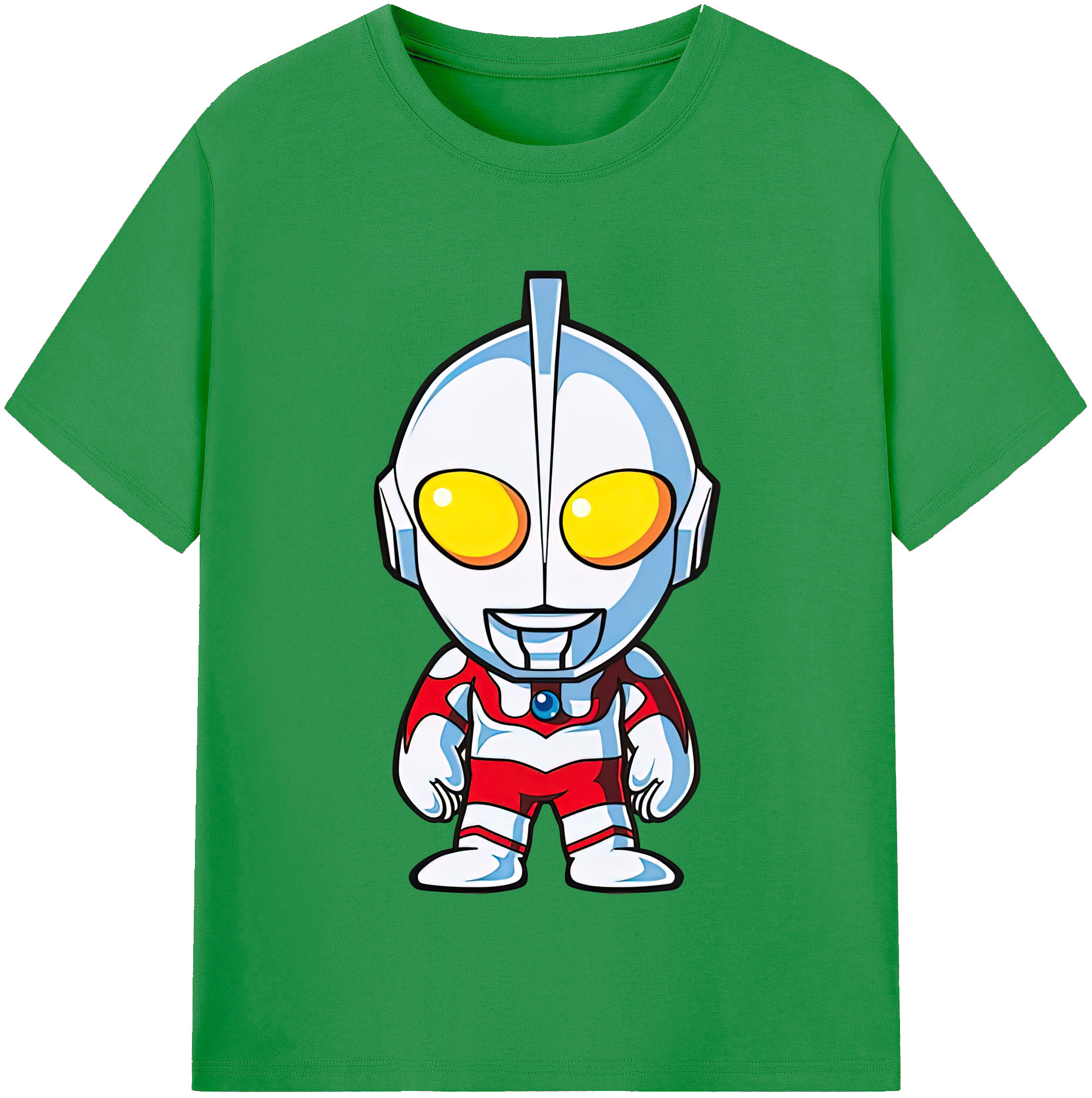 （画像用） ウルトラマン Ultraman レディースカジュアルプリントTシャツ（綿100％）