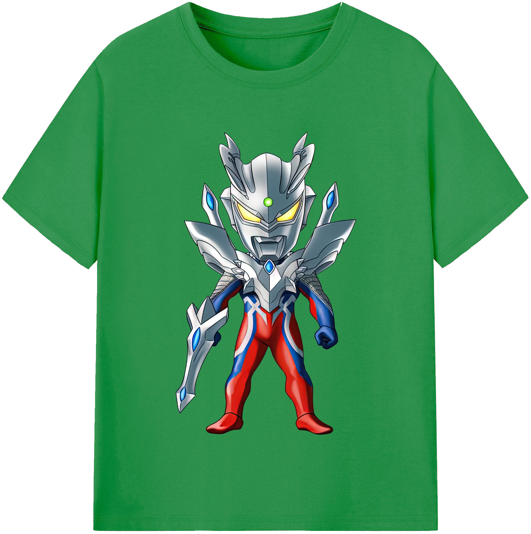 （画像用） ウルトラマン Ultraman レディースカジュアルプリントTシャツ（綿100％）