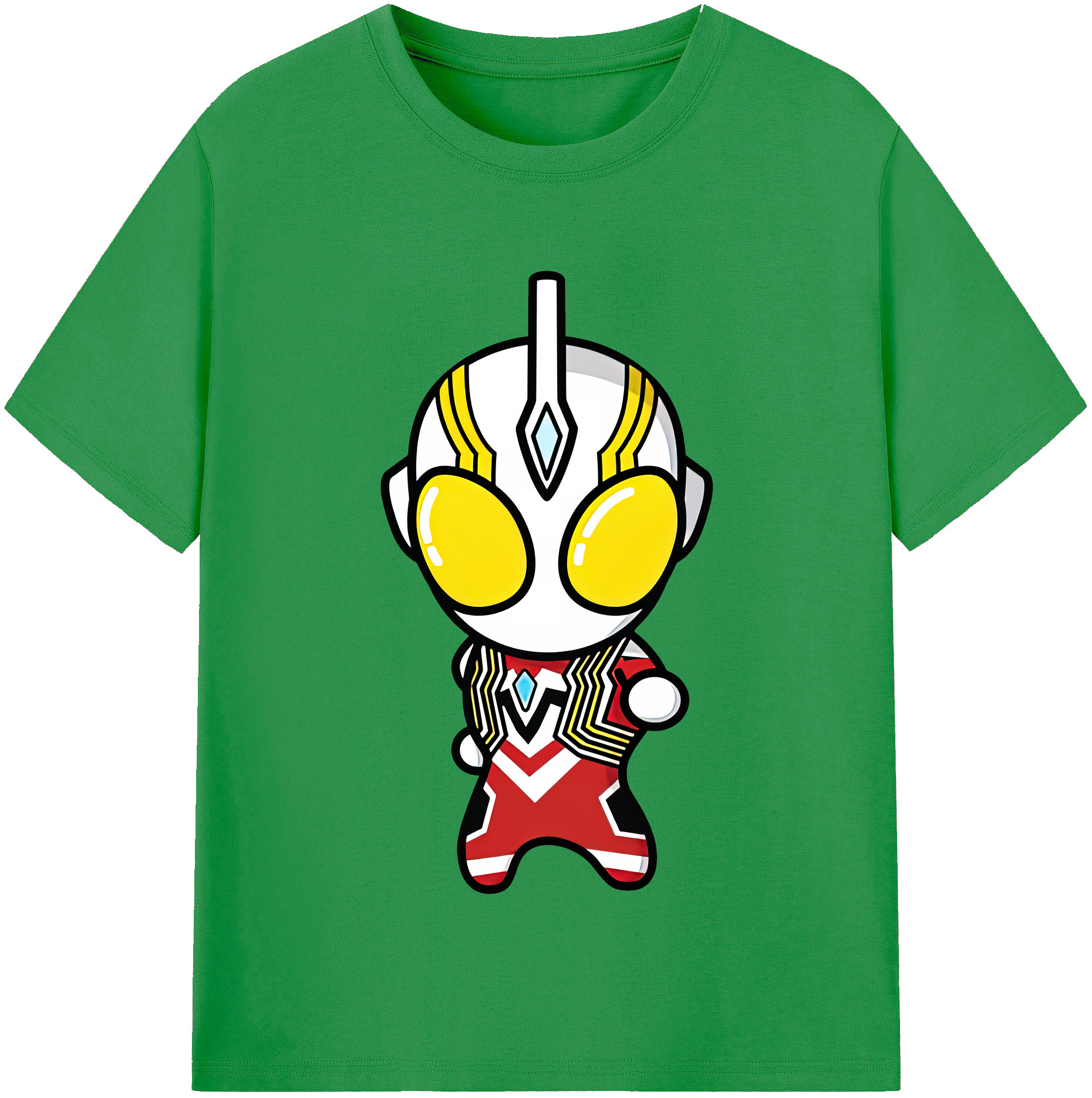 （画像用） ウルトラマン Ultraman レディースカジュアルプリントTシャツ（綿100％）