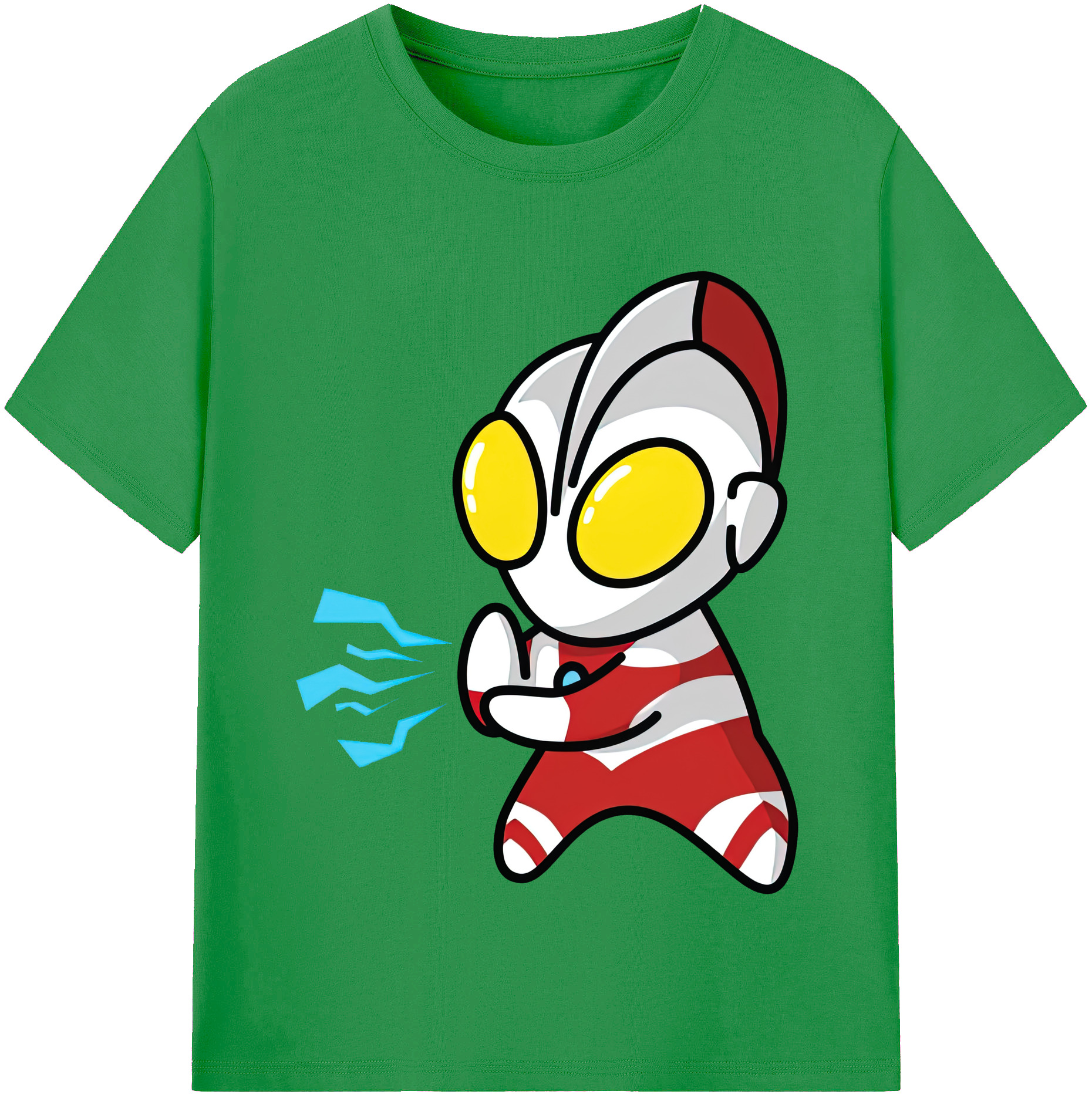 （画像用） ウルトラマン Ultraman レディースカジュアルプリントTシャツ（綿100％）