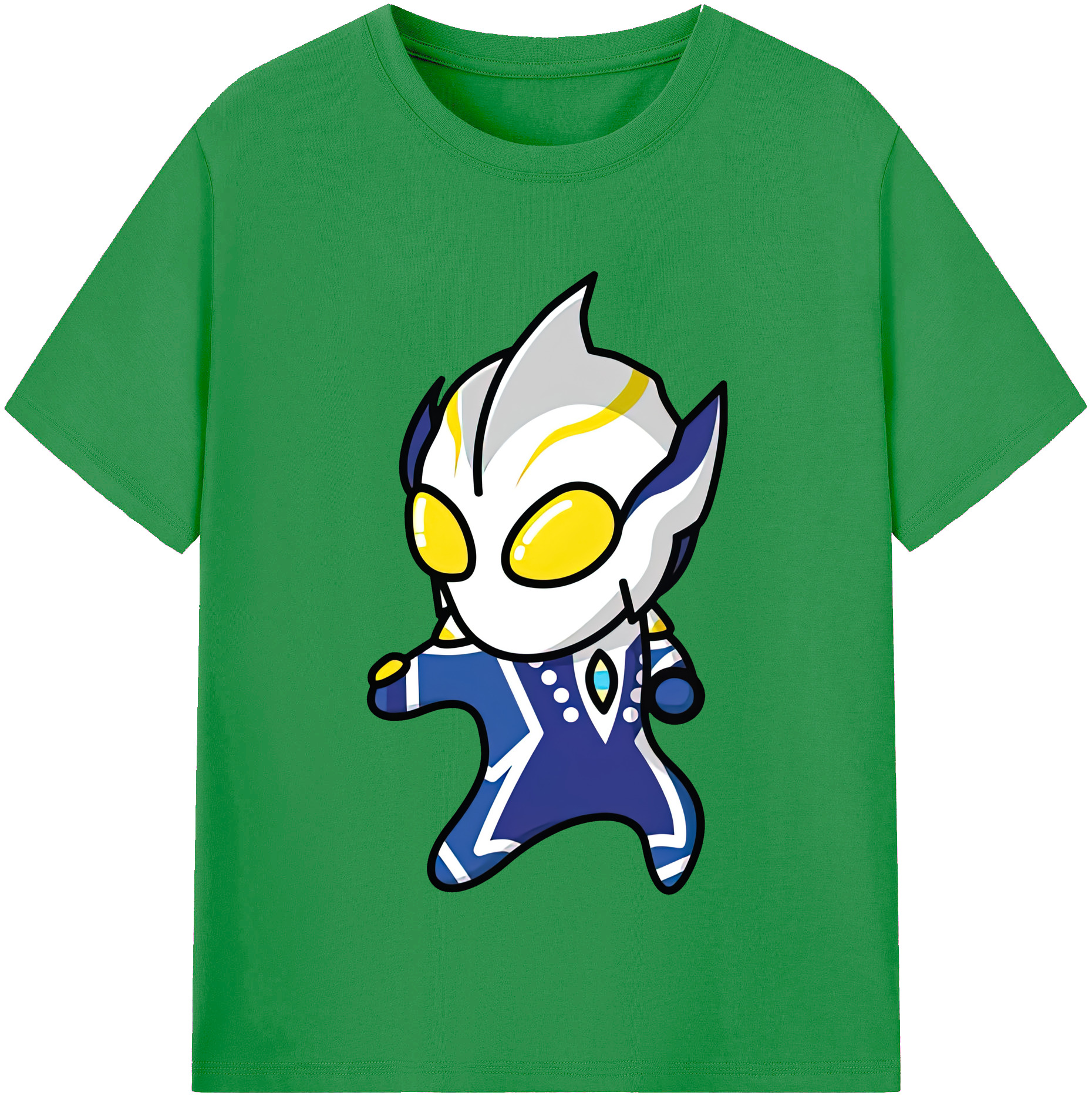 （画像用） ウルトラマン Ultraman レディースカジュアルプリントTシャツ（綿100％）