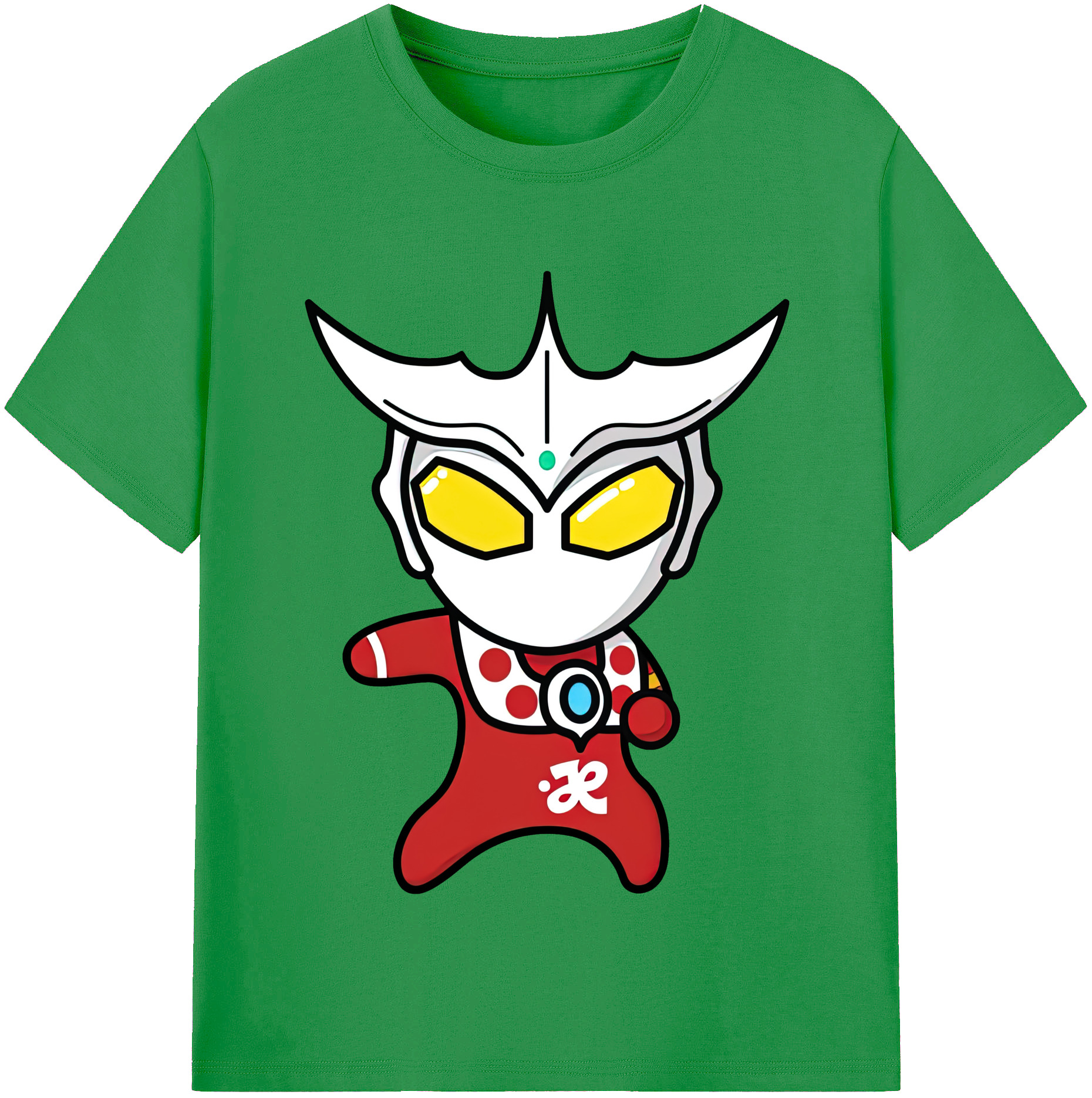 （画像用） ウルトラマン Ultraman レディースカジュアルプリントTシャツ（綿100％）