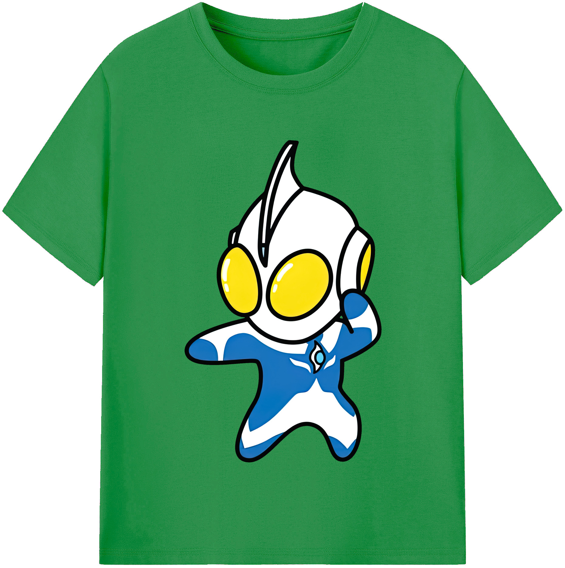 （画像用） ウルトラマン Ultraman レディースカジュアルプリントTシャツ（綿100％）