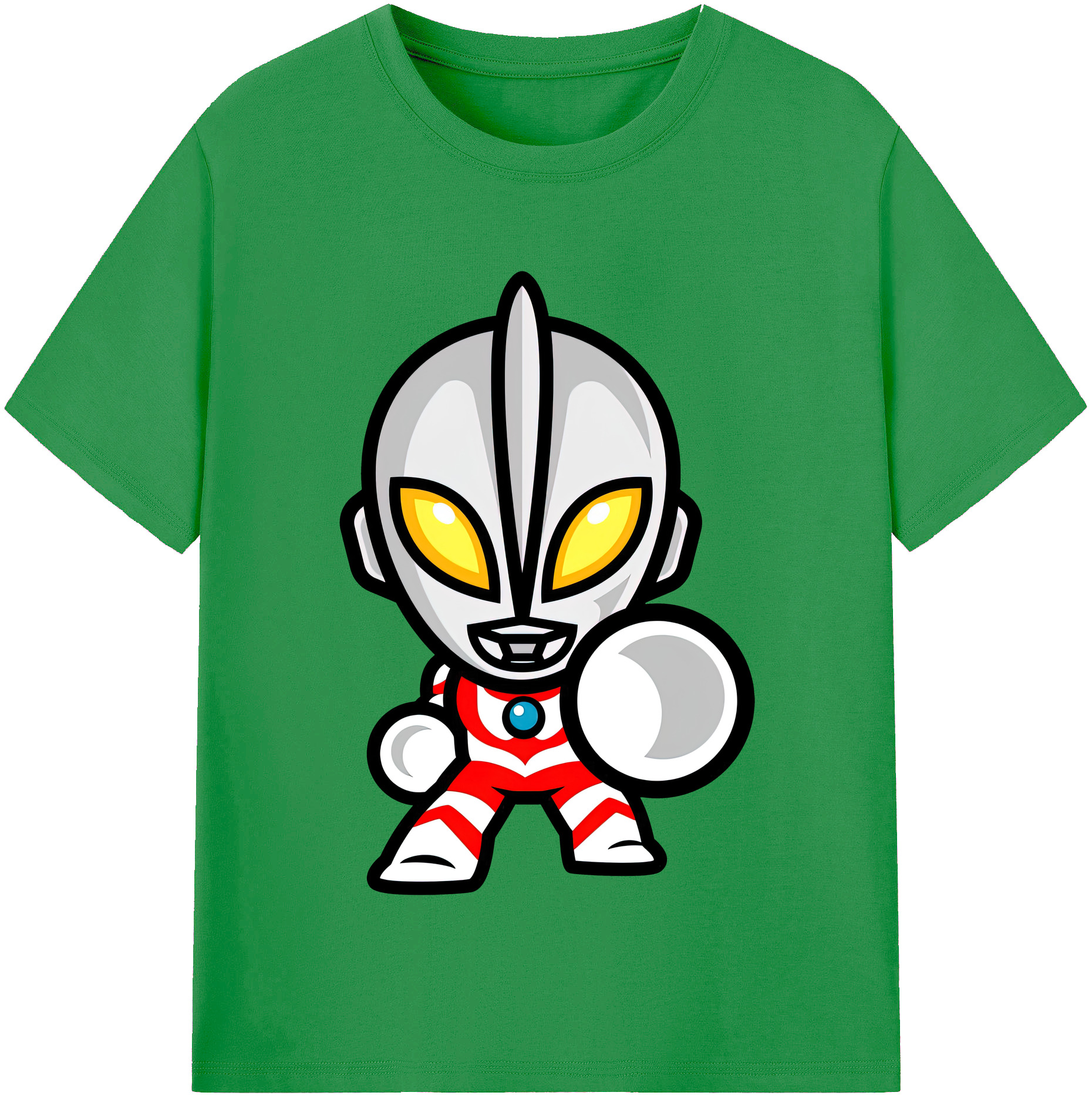 （画像用） ウルトラマン Ultraman レディースカジュアルプリントTシャツ（綿100％）