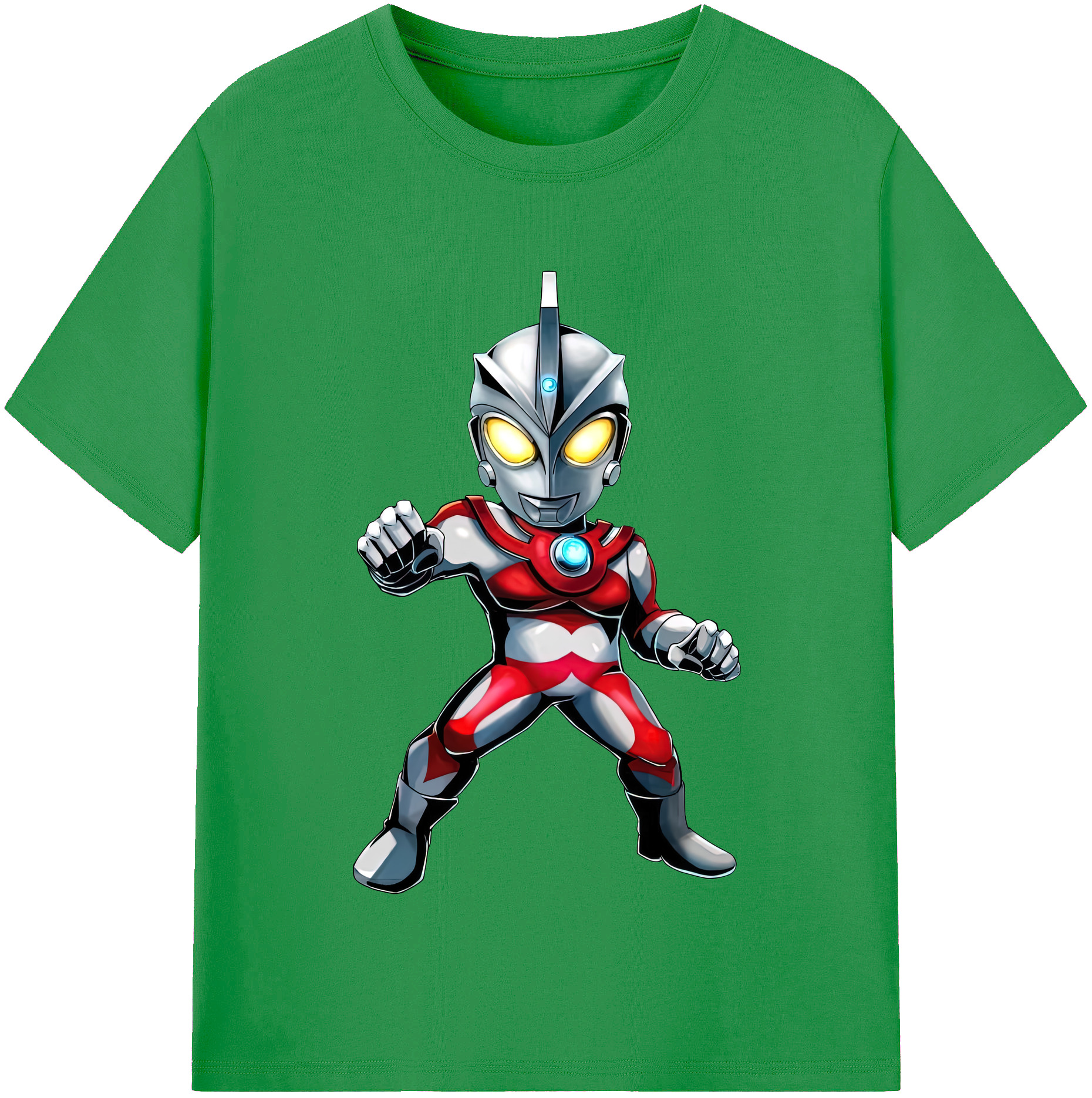 （画像用） ウルトラマン Ultraman レディースカジュアルプリントTシャツ（綿100％）