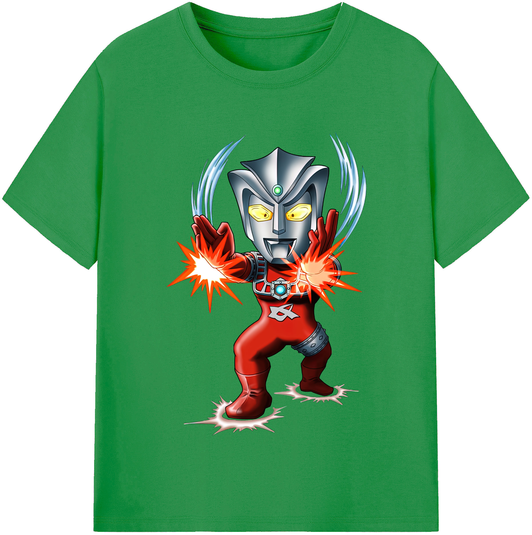 （画像用） ウルトラマン Ultraman レディースカジュアルプリントTシャツ（綿100％）