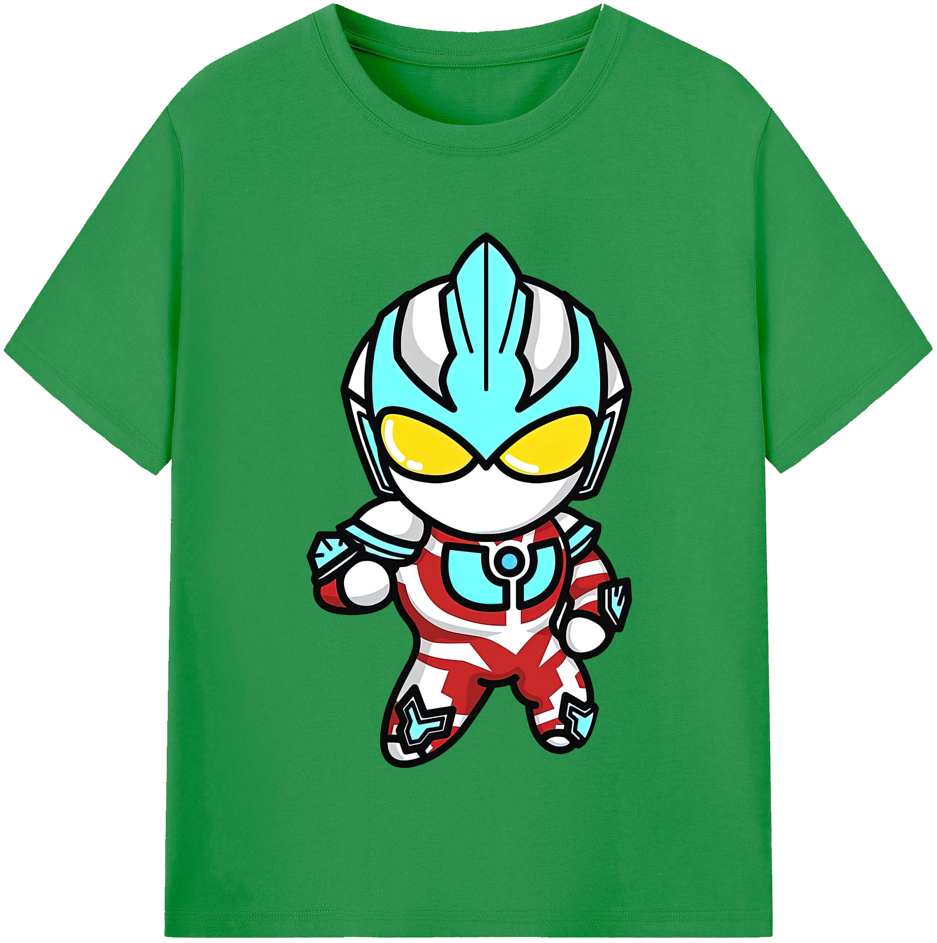 （画像用） ウルトラマン Ultraman レディースカジュアルプリントTシャツ（綿100％）