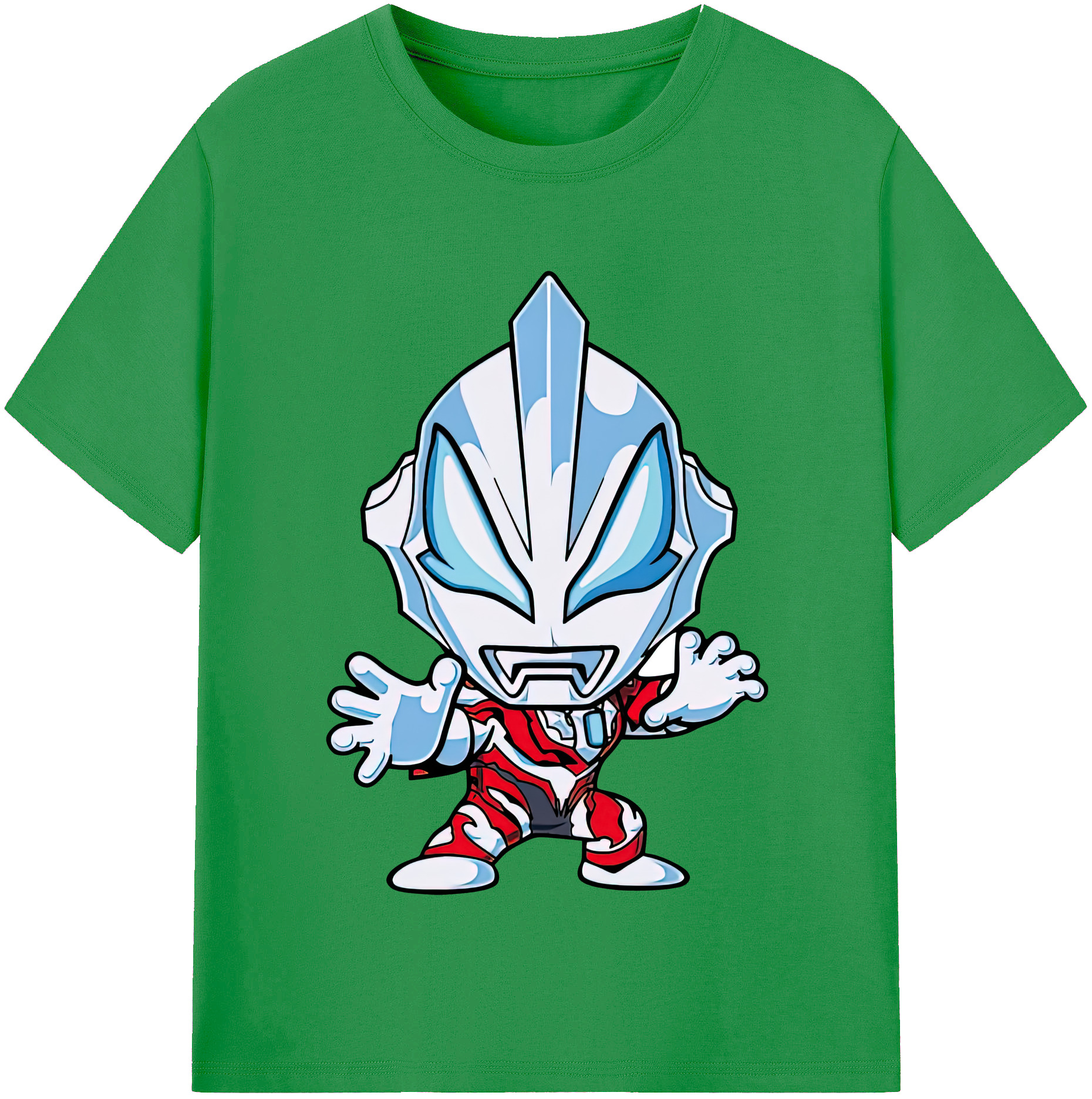 （画像用） ウルトラマン Ultraman レディースカジュアルプリントTシャツ（綿100％）