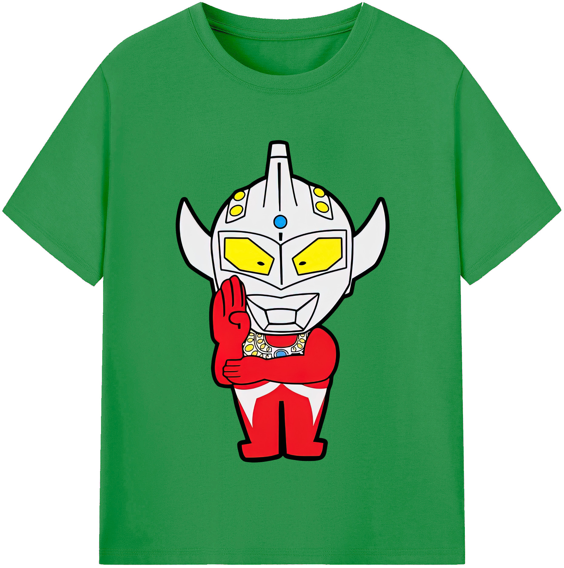 （画像用） ウルトラマン Ultraman レディースカジュアルプリントTシャツ（綿100％）