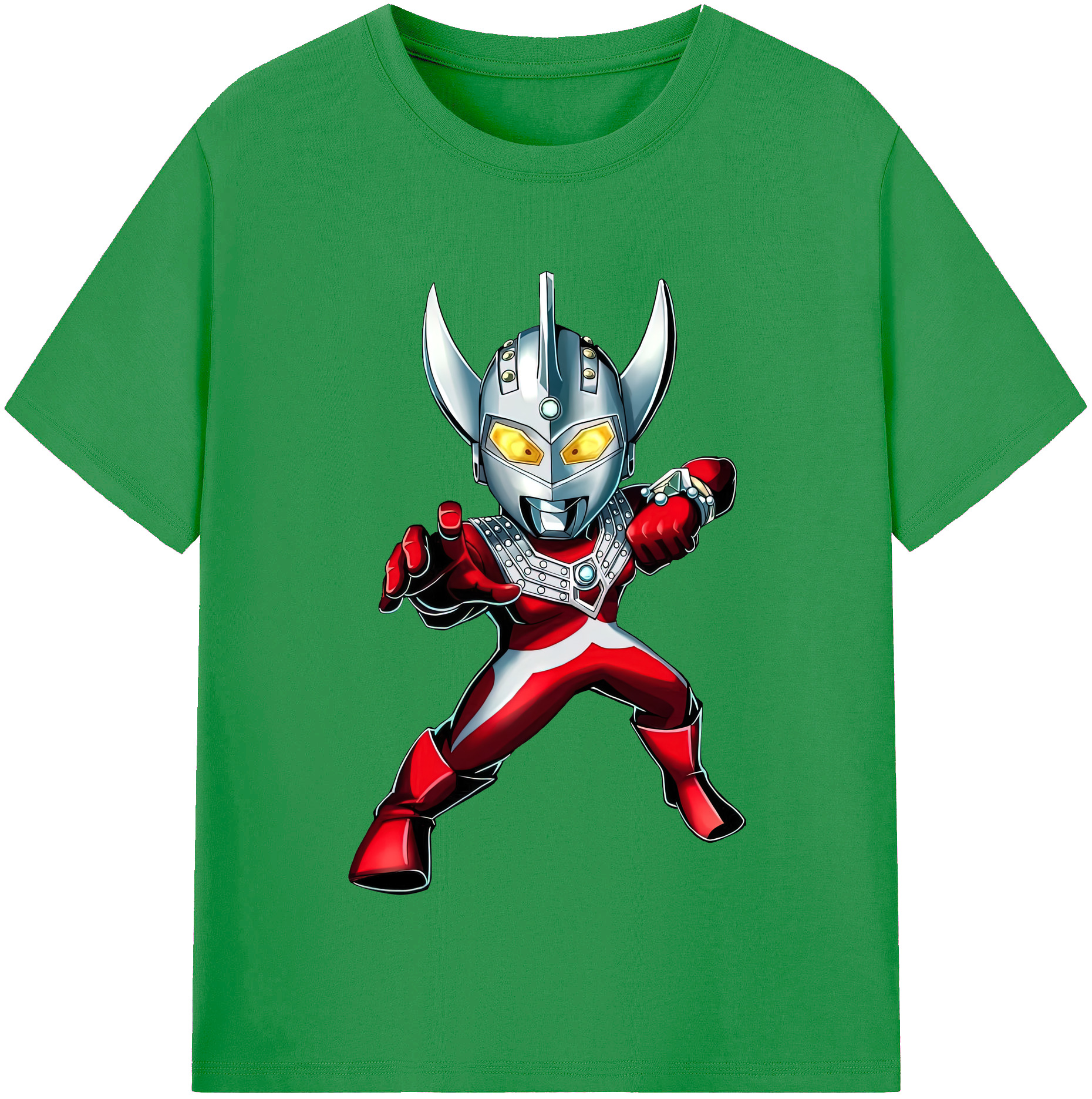 （画像用） ウルトラマン Ultraman レディースカジュアルプリントTシャツ（綿100％）