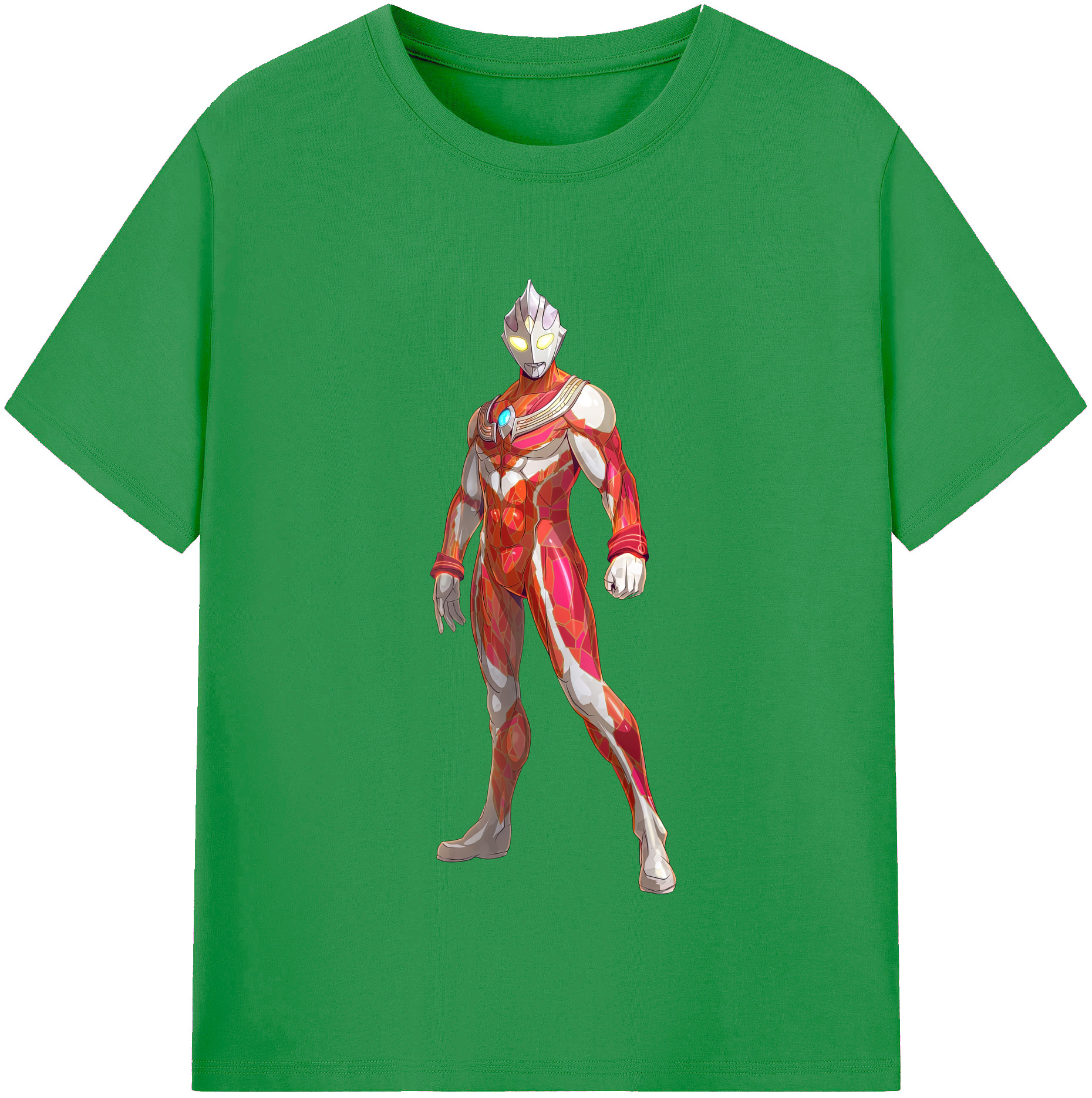 （画像用） ウルトラマン Ultraman レディースカジュアルプリントTシャツ（綿100％）