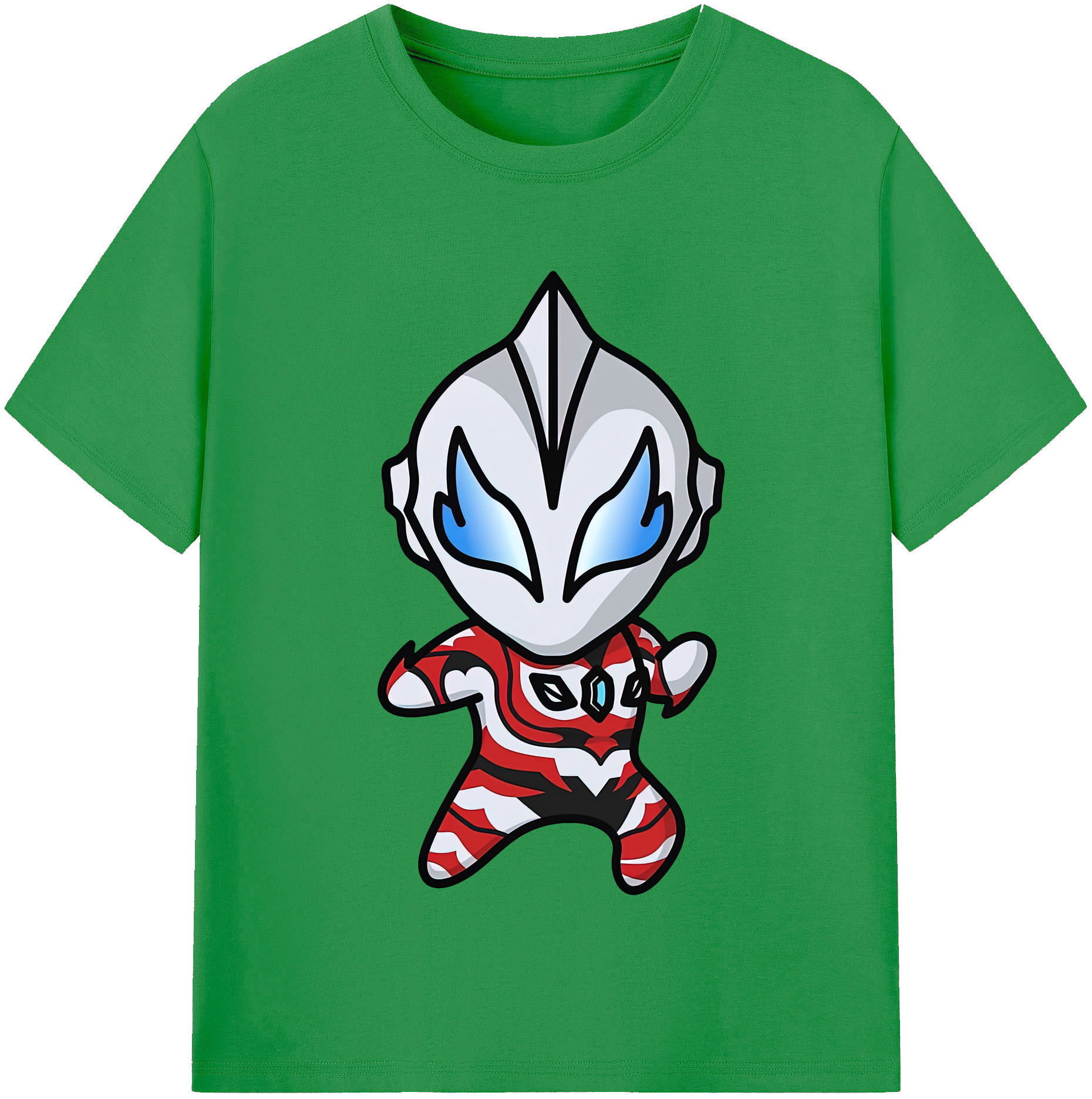 （画像用） ウルトラマン Ultraman レディースカジュアルプリントTシャツ（綿100％）