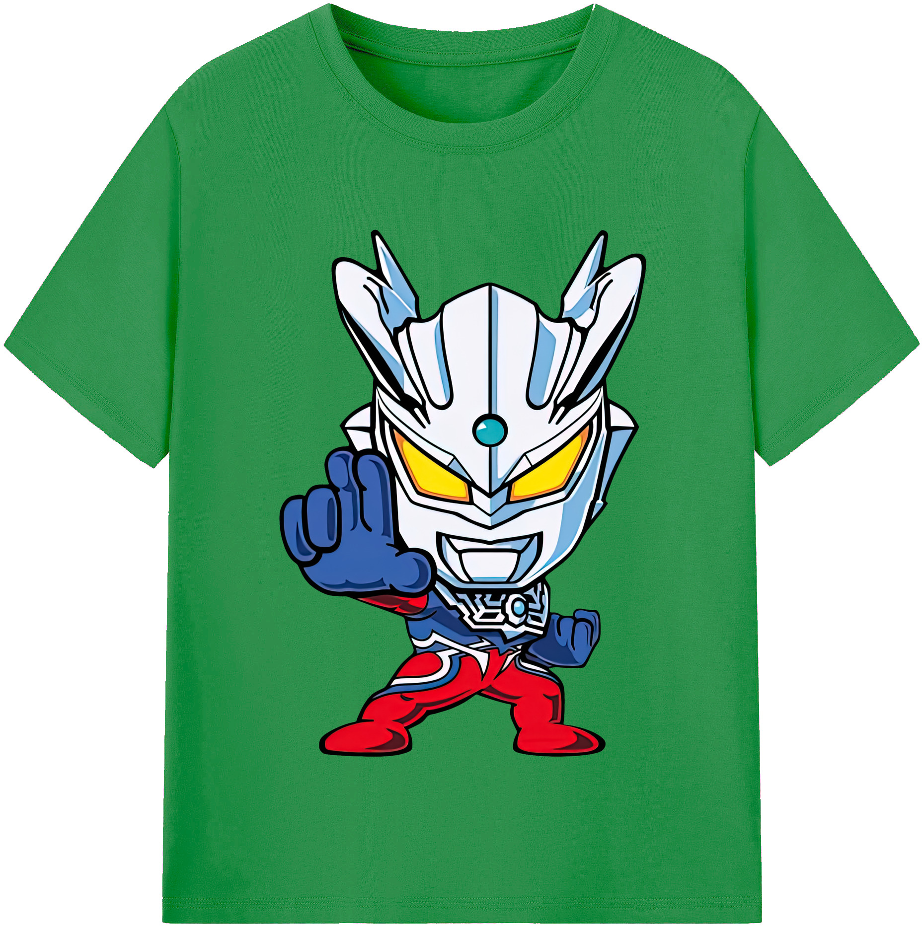 （画像用） ウルトラマン Ultraman レディースカジュアルプリントTシャツ（綿100％）