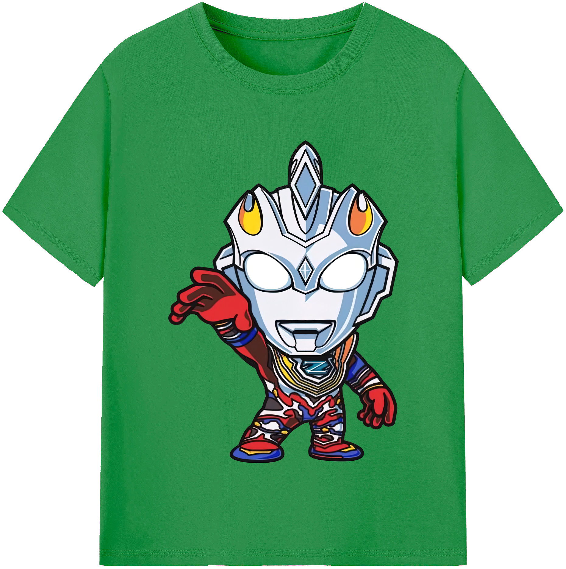 （画像用） ウルトラマン Ultraman レディースカジュアルプリントTシャツ（綿100％）