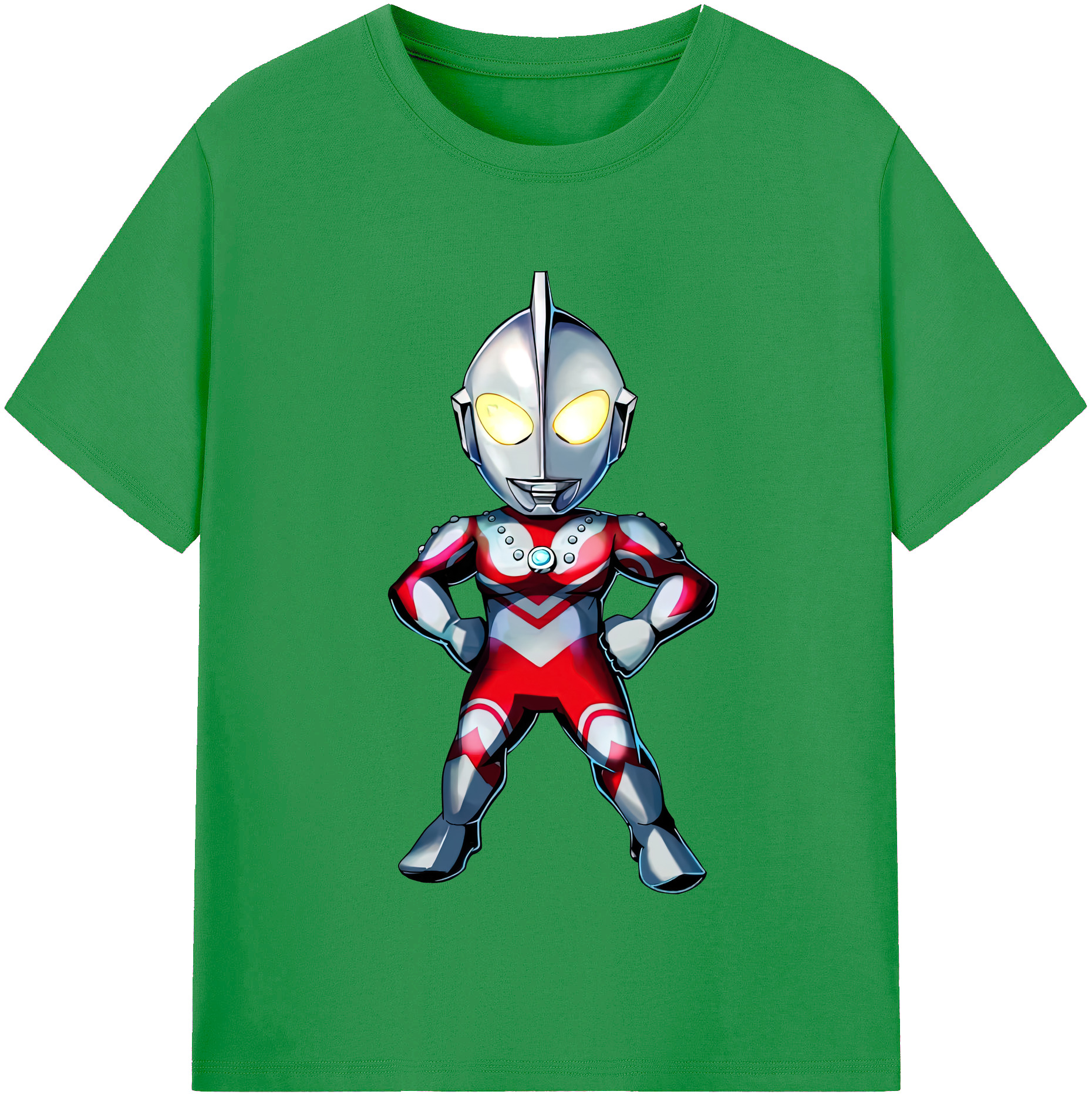 （画像用） ウルトラマン Ultraman レディースカジュアルプリントTシャツ（綿100％）