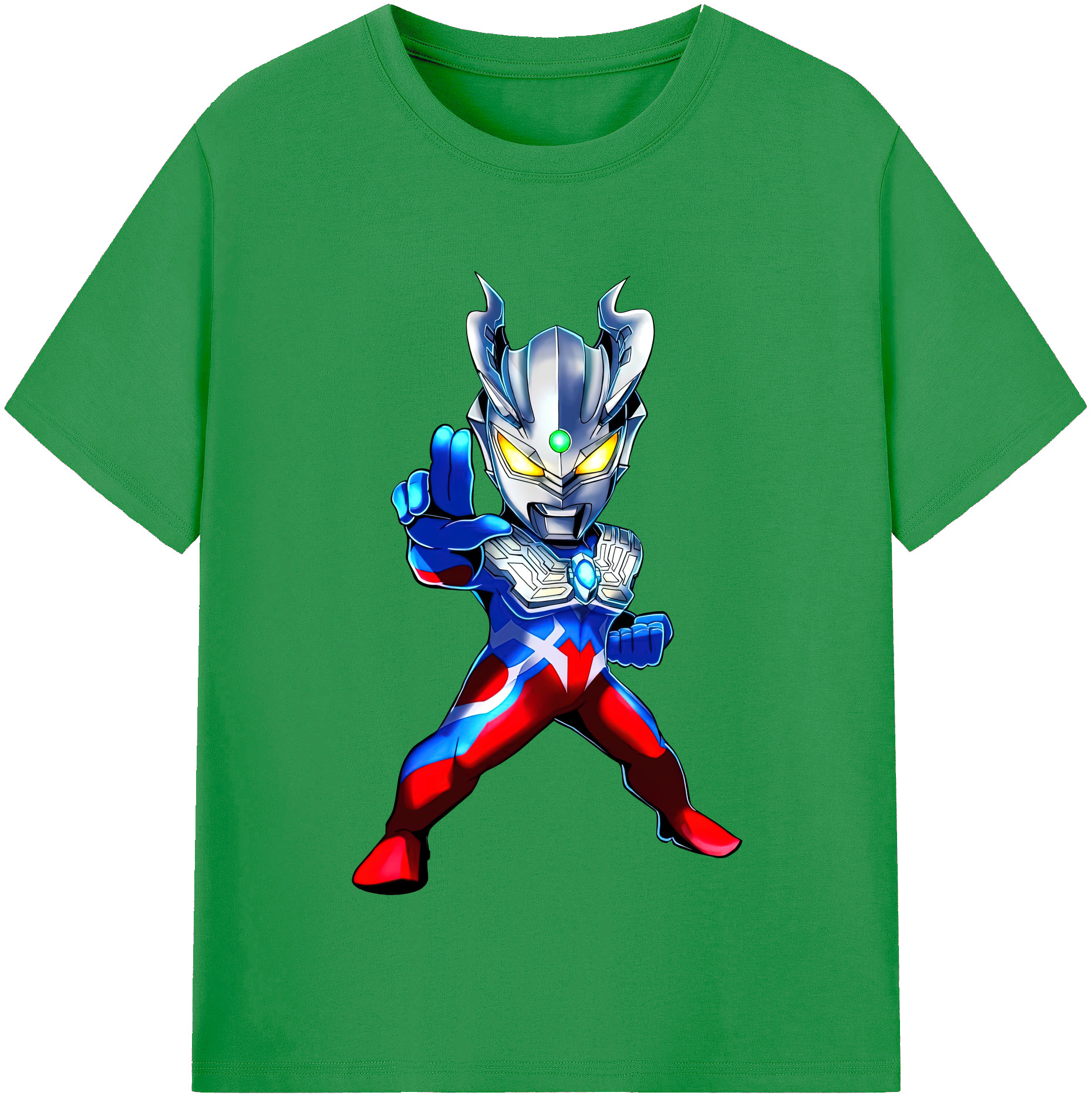 （画像用） ウルトラマン Ultraman レディースカジュアルプリントTシャツ（綿100％）