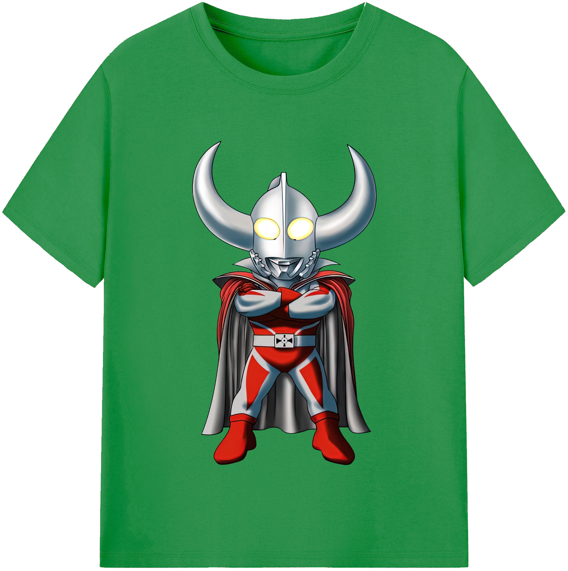 （画像用） ウルトラマン Ultraman レディースカジュアルプリントTシャツ（綿100％）