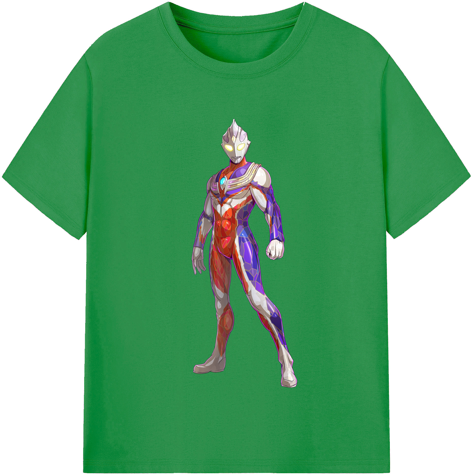 （画像用） ウルトラマン Ultraman レディースカジュアルプリントTシャツ（綿100％）
