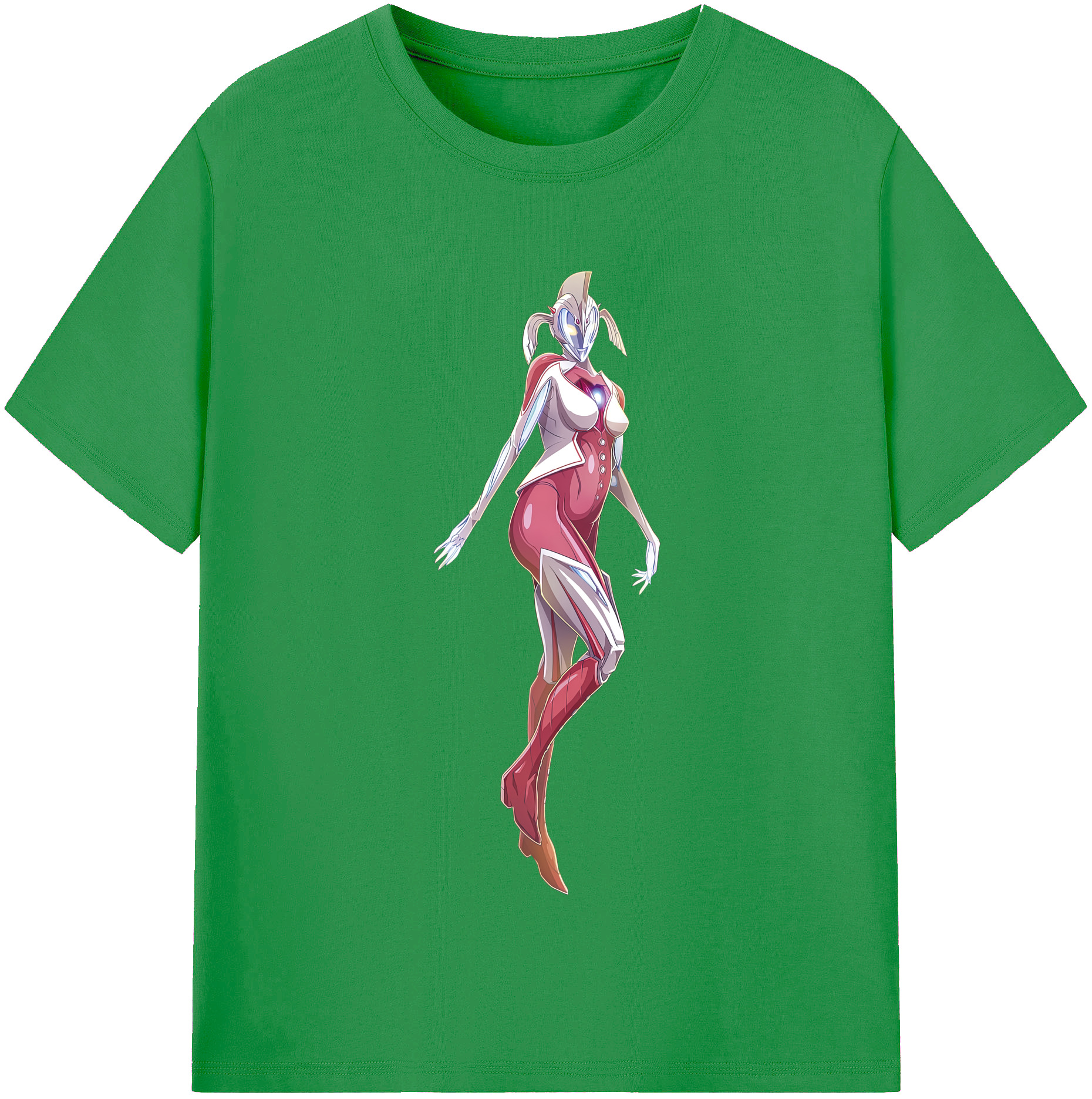 （画像用） ウルトラマン Ultraman レディースカジュアルプリントTシャツ（綿100％）