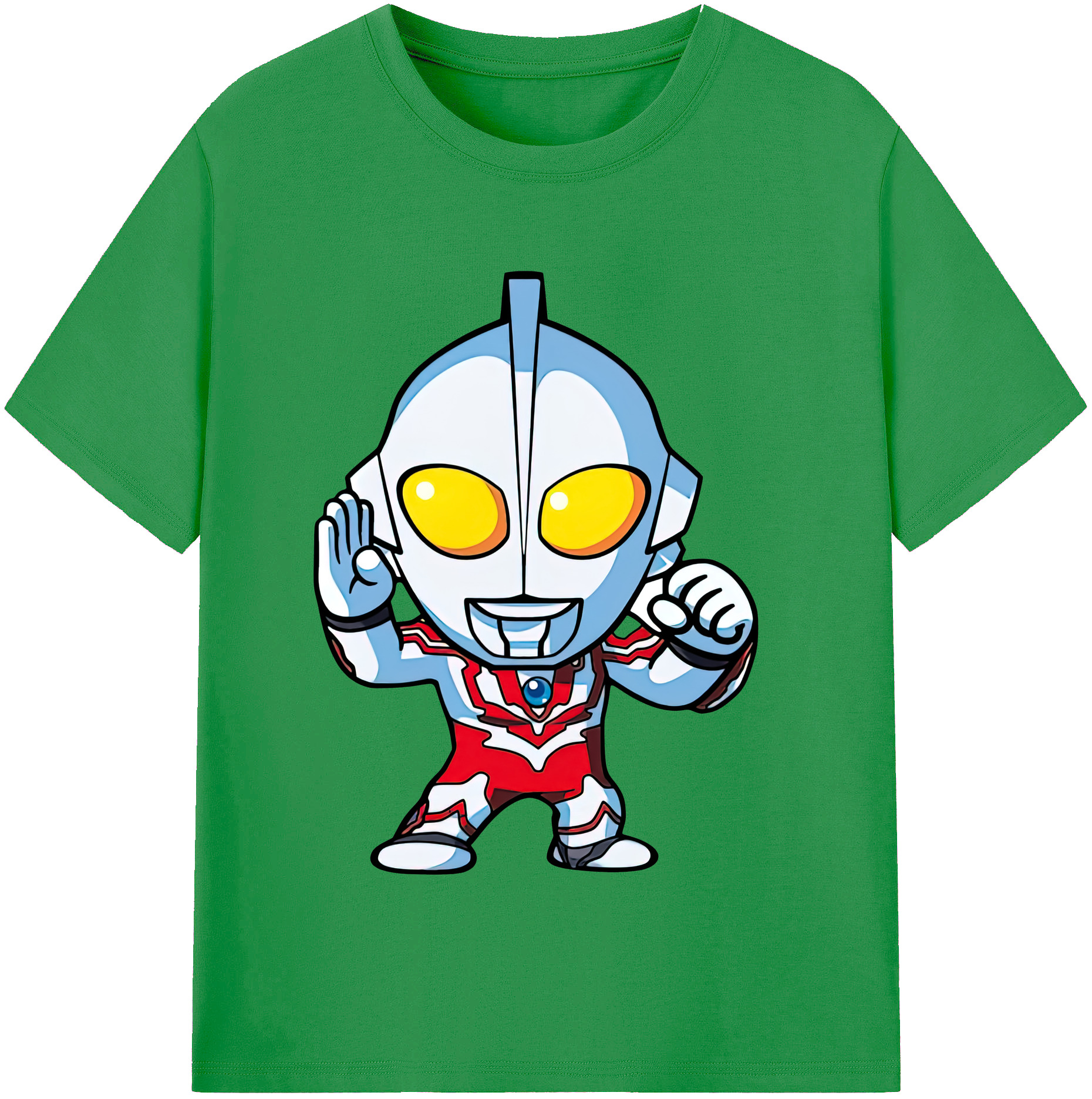（画像用） ウルトラマン Ultraman レディースカジュアルプリントTシャツ（綿100％）
