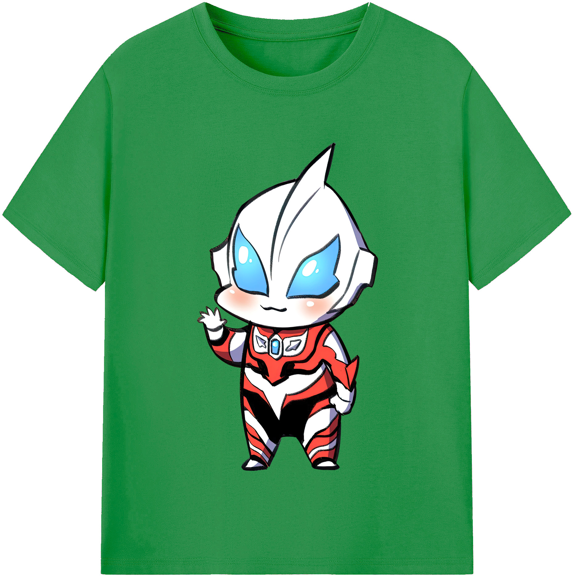 （画像用） ウルトラマン Ultraman レディースカジュアルプリントTシャツ（綿100％）