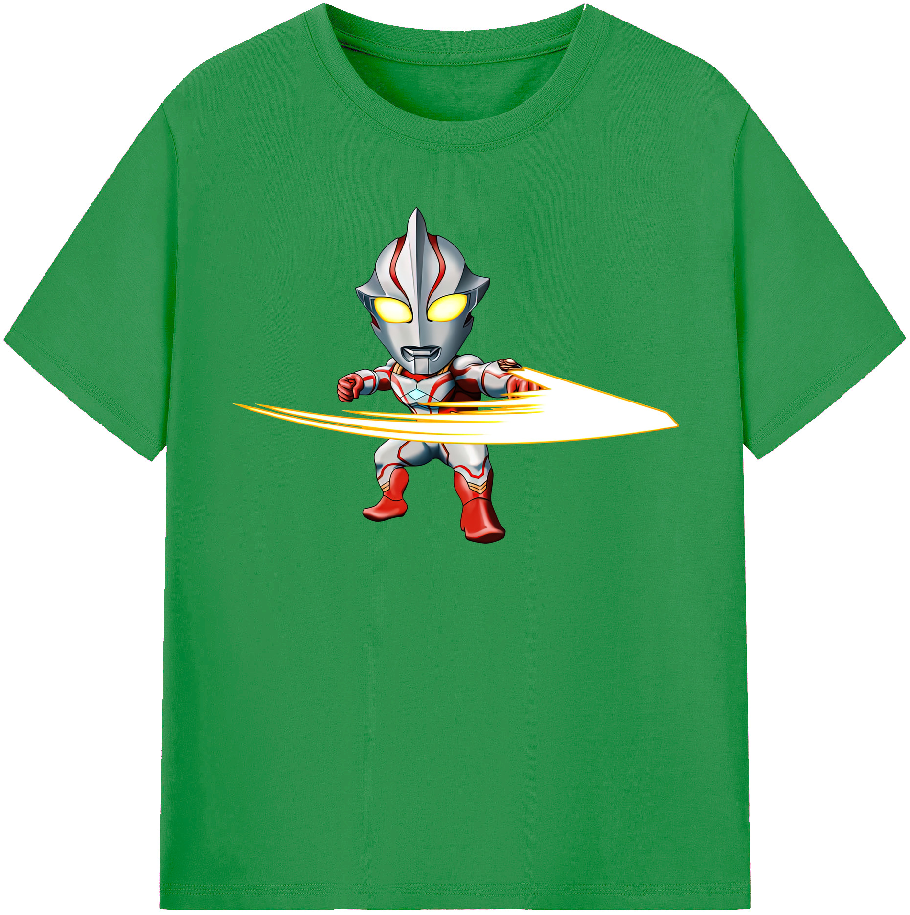 （画像用） ウルトラマン Ultraman レディースカジュアルプリントTシャツ（綿100％）