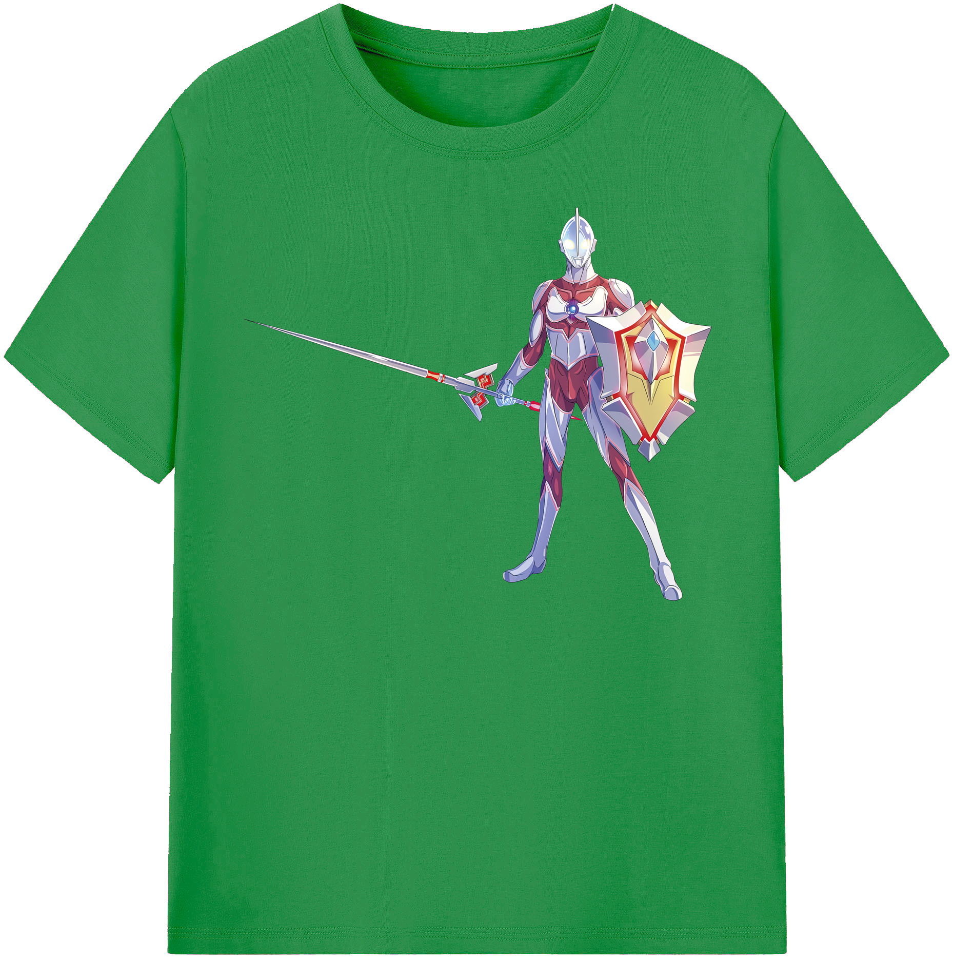 （画像用） ウルトラマン Ultraman レディースカジュアルプリントTシャツ（綿100％）