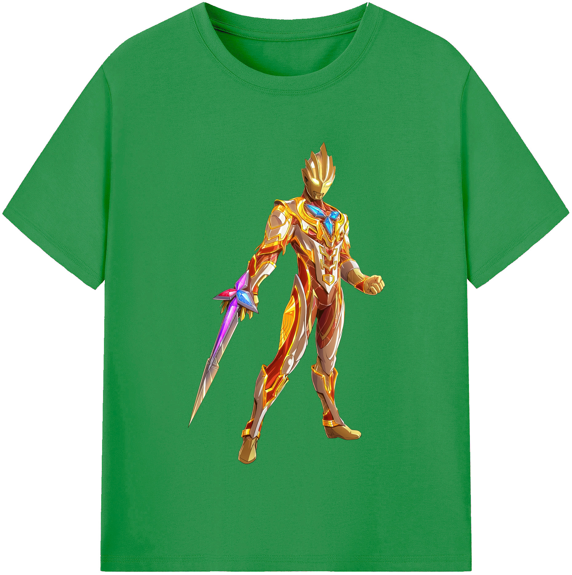 （画像用） ウルトラマン Ultraman レディースカジュアルプリントTシャツ（綿100％）
