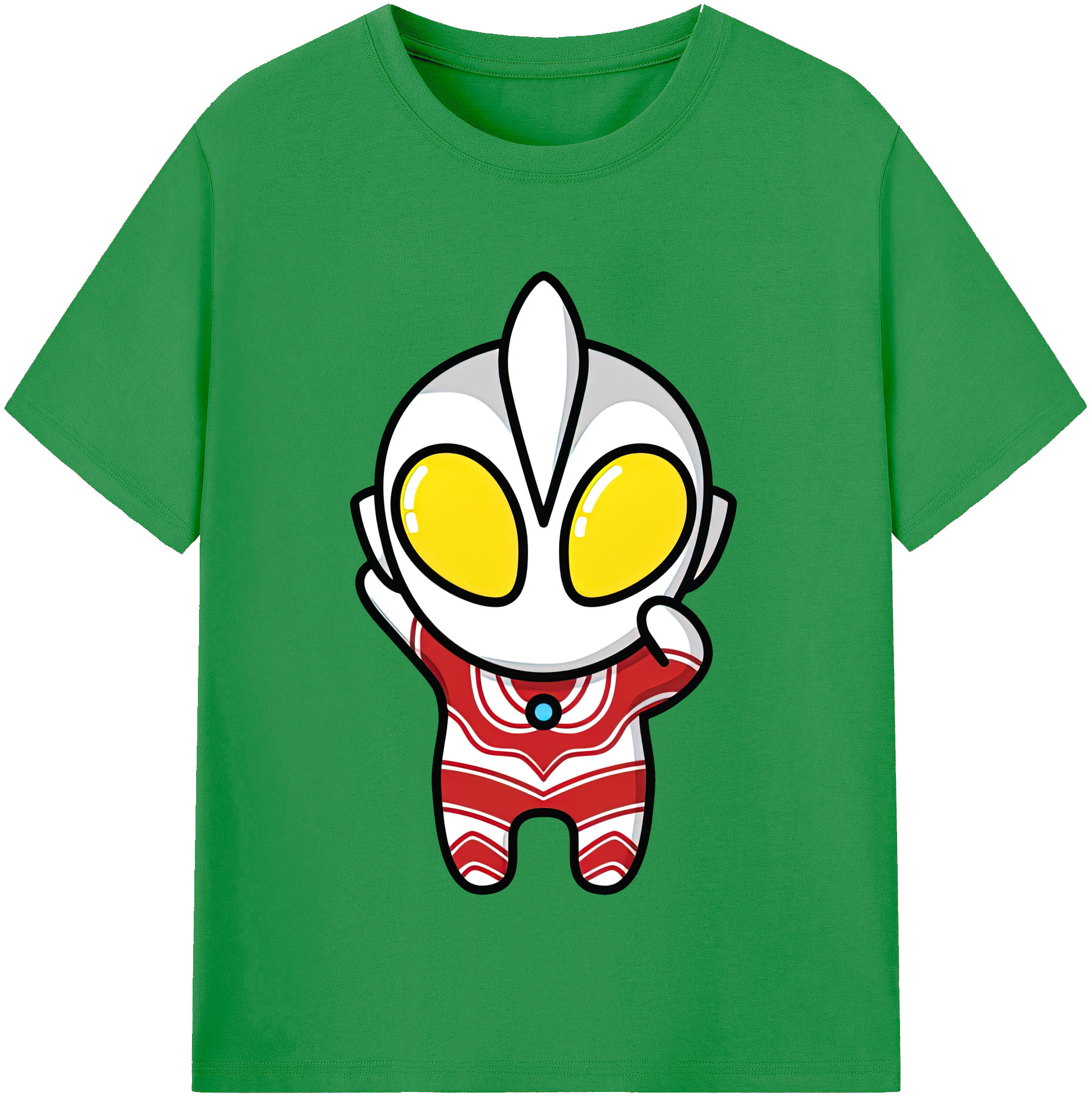 （画像用） ウルトラマン Ultraman レディースカジュアルプリントTシャツ（綿100％）