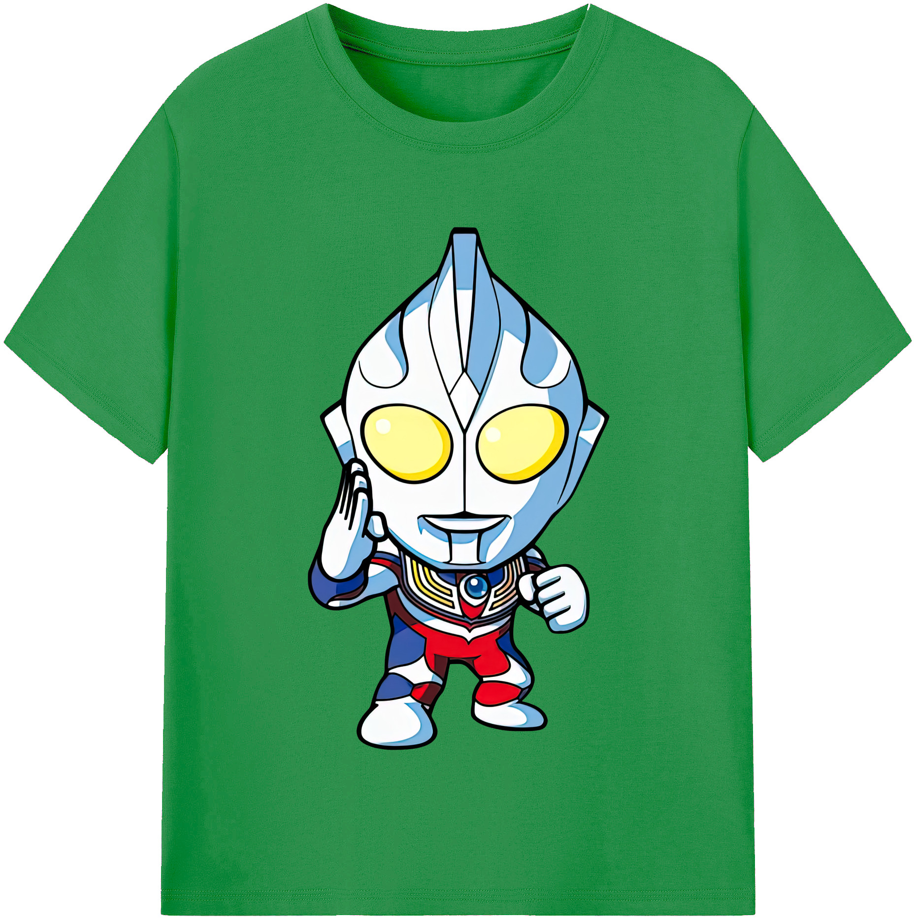 （画像用） ウルトラマン Ultraman レディースカジュアルプリントTシャツ（綿100％）