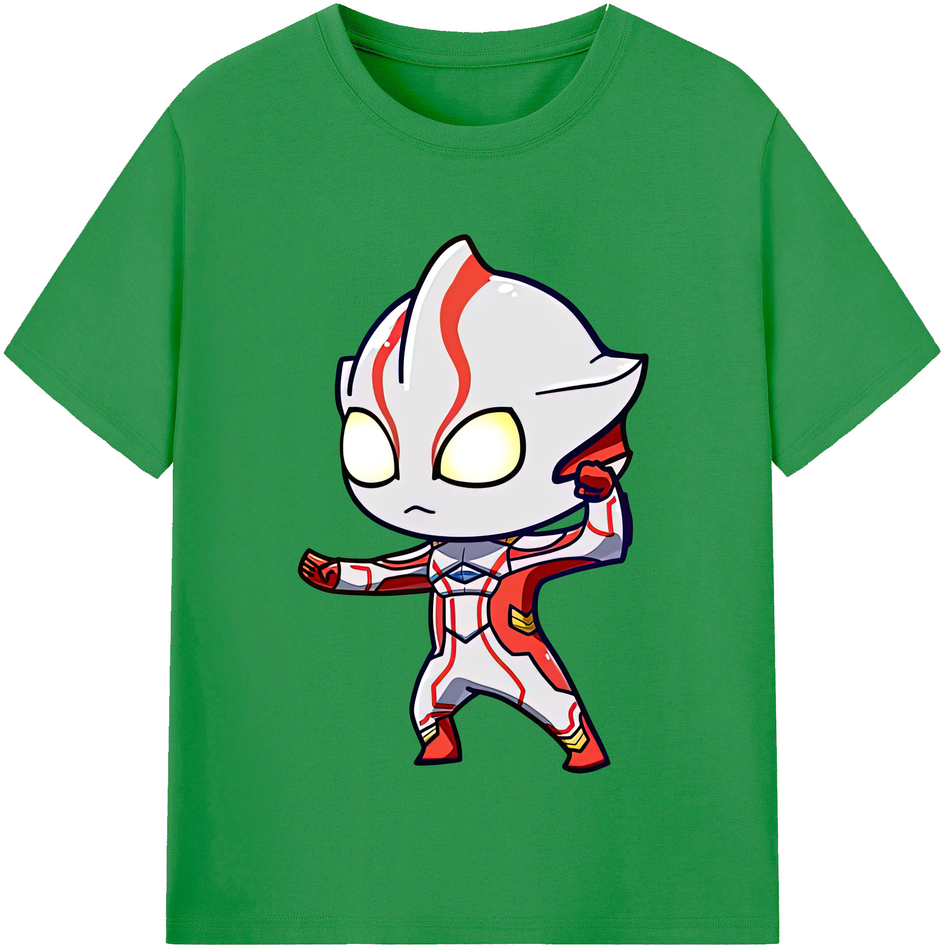 （画像用） ウルトラマン Ultraman レディースカジュアルプリントTシャツ（綿100％）