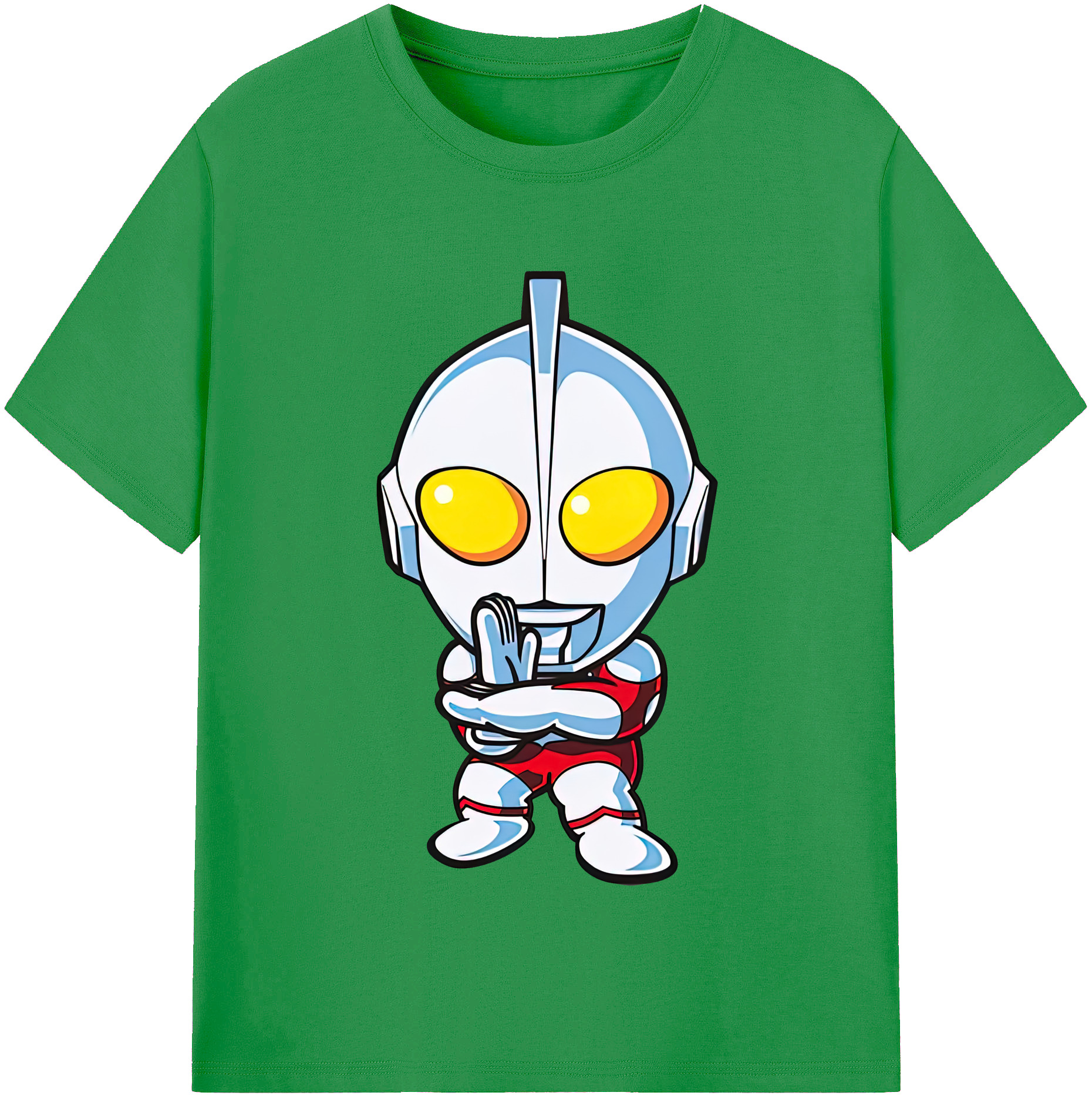 （画像用） ウルトラマン Ultraman レディースカジュアルプリントTシャツ（綿100％）