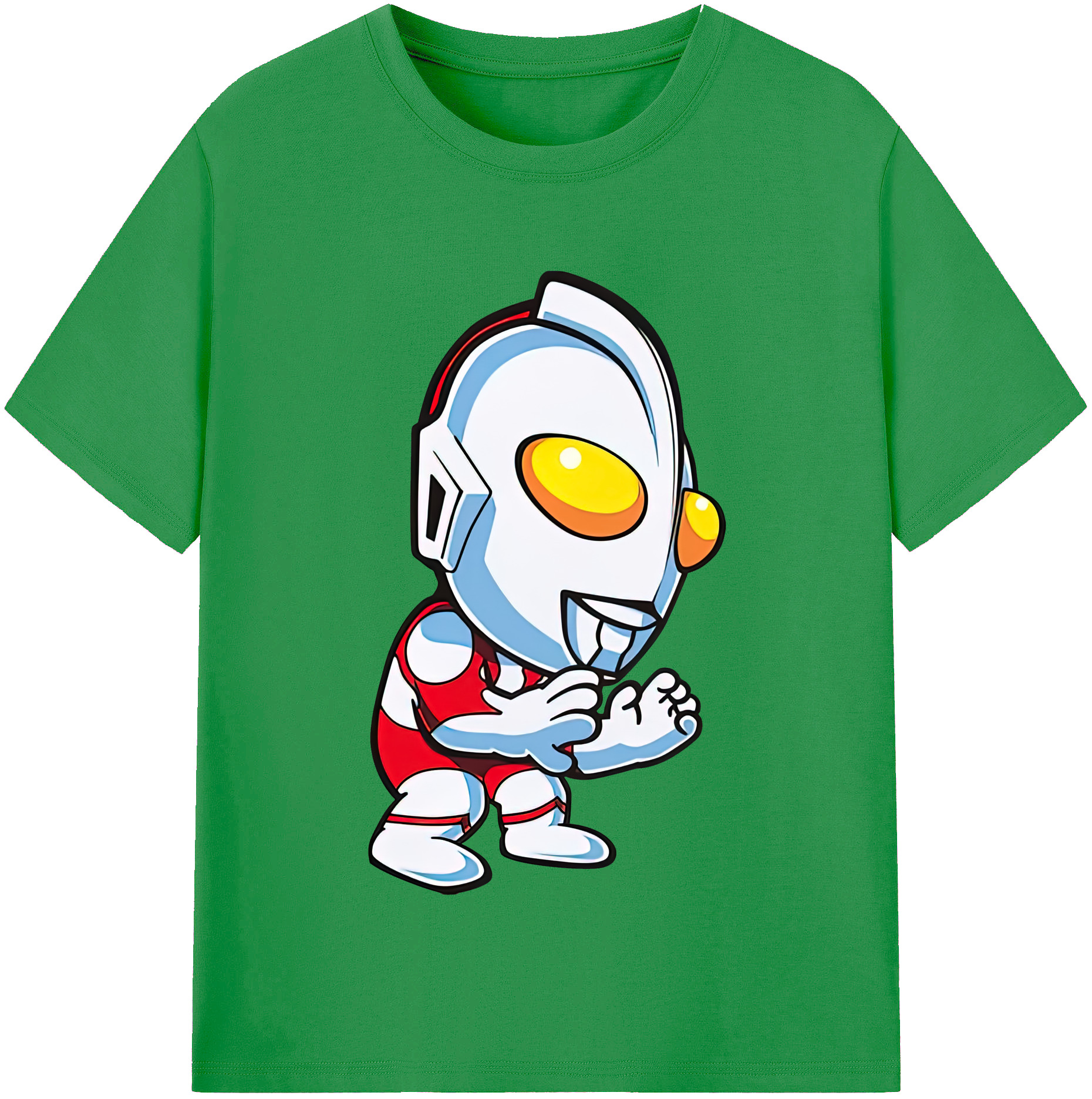（画像用） ウルトラマン Ultraman レディースカジュアルプリントTシャツ（綿100％）