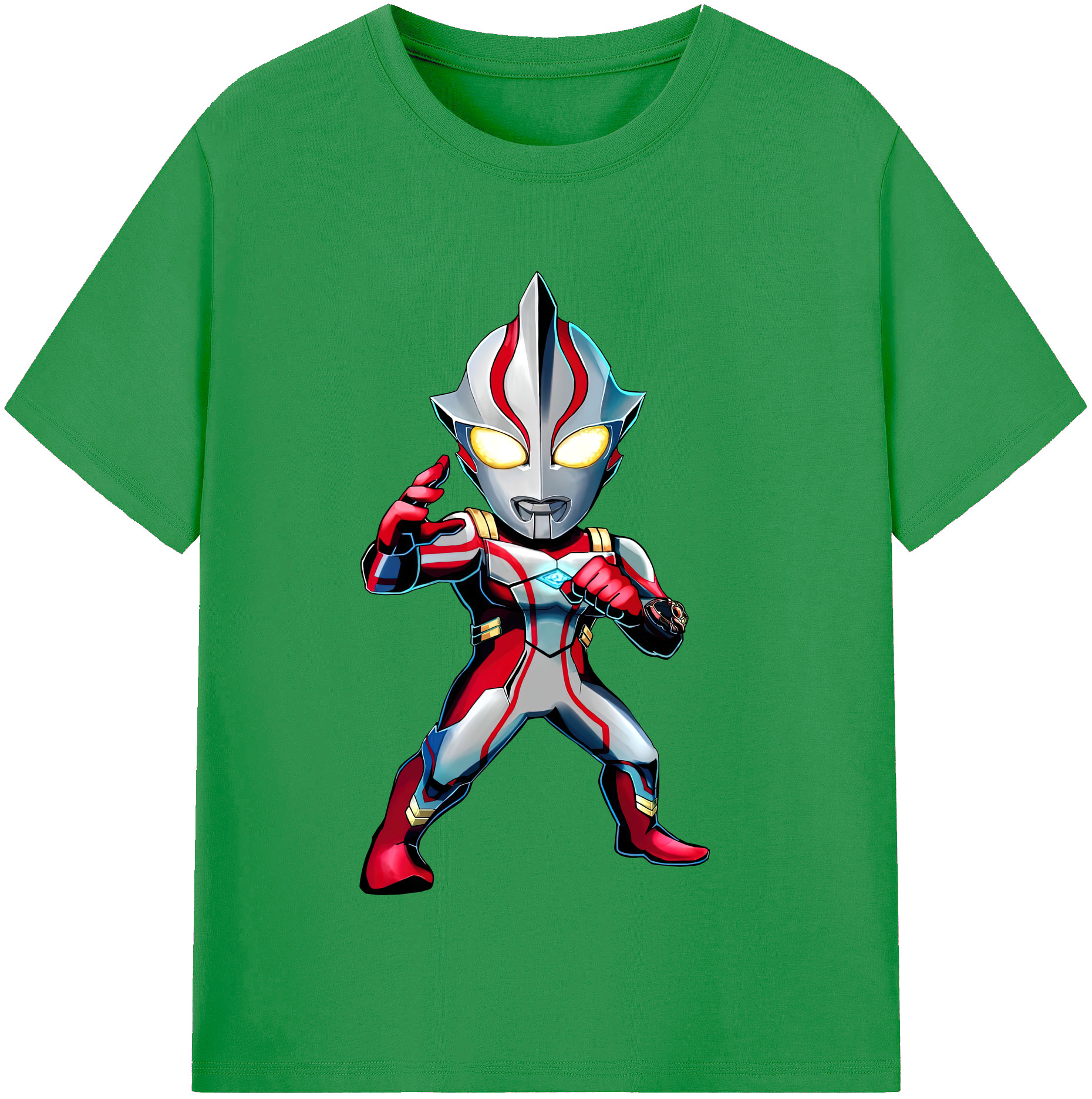 （画像用） ウルトラマン Ultraman レディースカジュアルプリントTシャツ（綿100％）