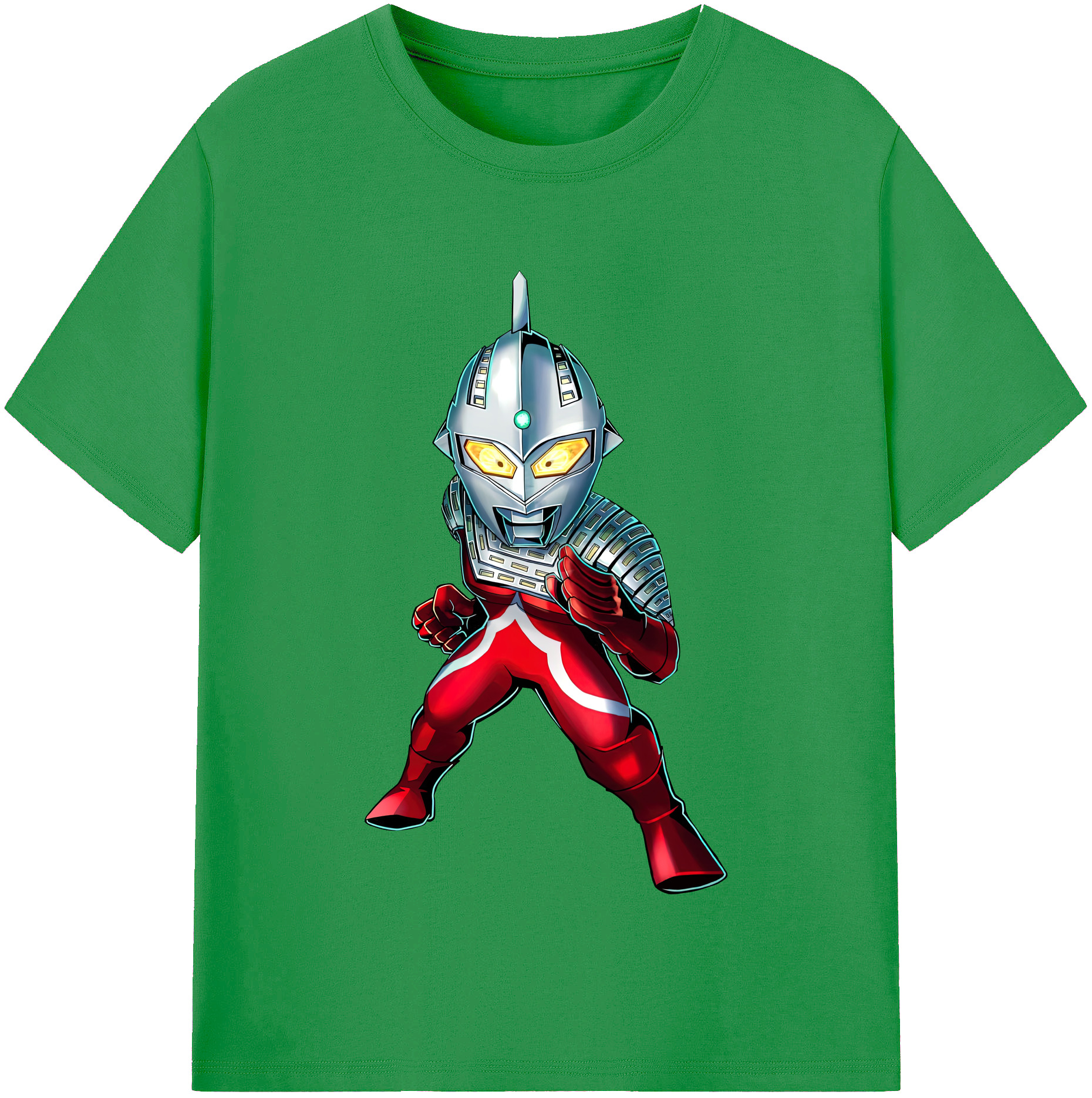 （画像用） ウルトラマン Ultraman レディースカジュアルプリントTシャツ（綿100％）