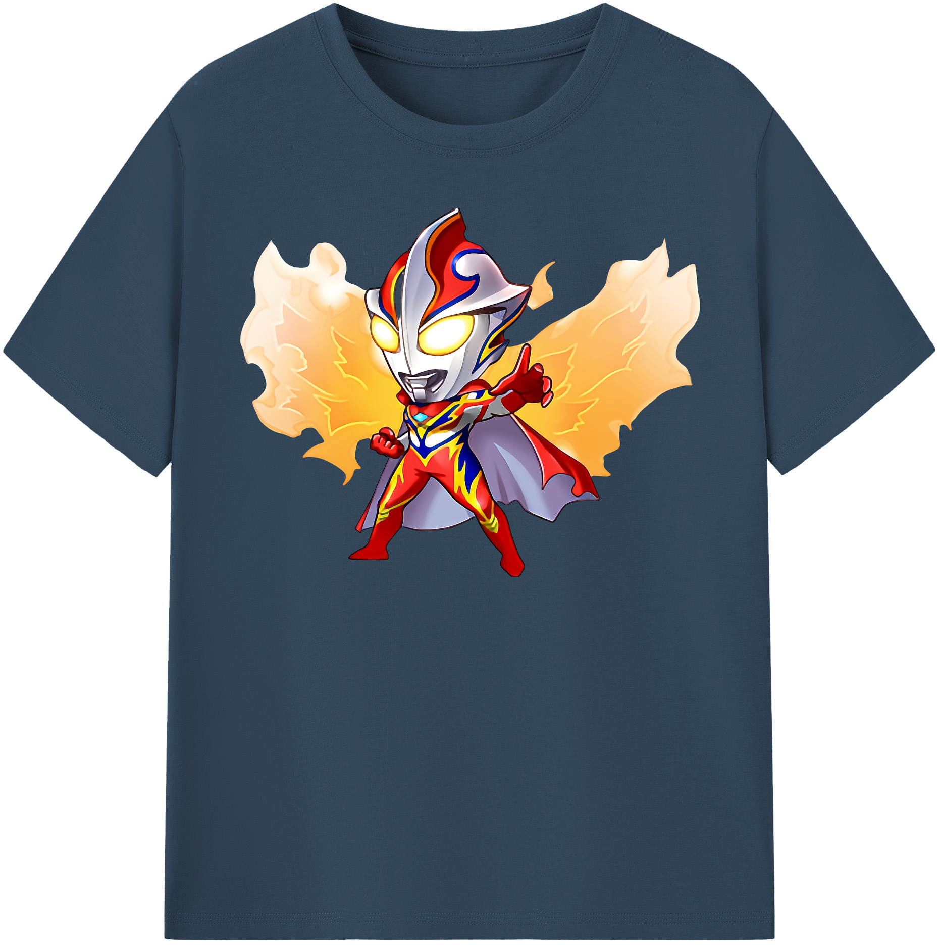 （画像用） ウルトラマン Ultraman レディースカジュアルプリントTシャツ（綿100％）