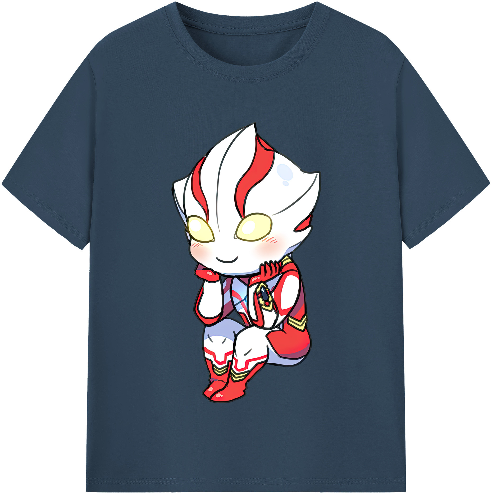 （画像用） ウルトラマン Ultraman レディースカジュアルプリントTシャツ（綿100％）